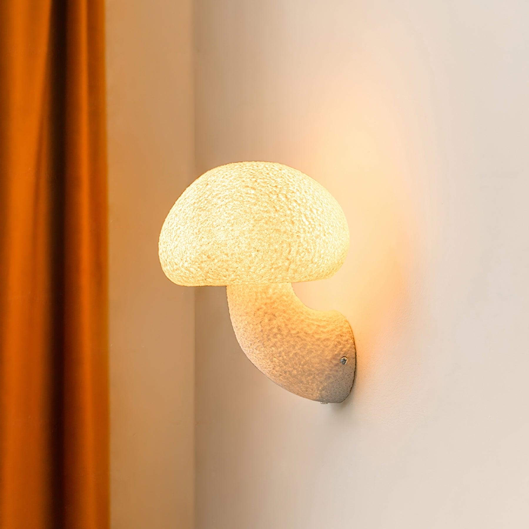 Mushroom Resin Plug-in Wall Lamp - Blowlighting