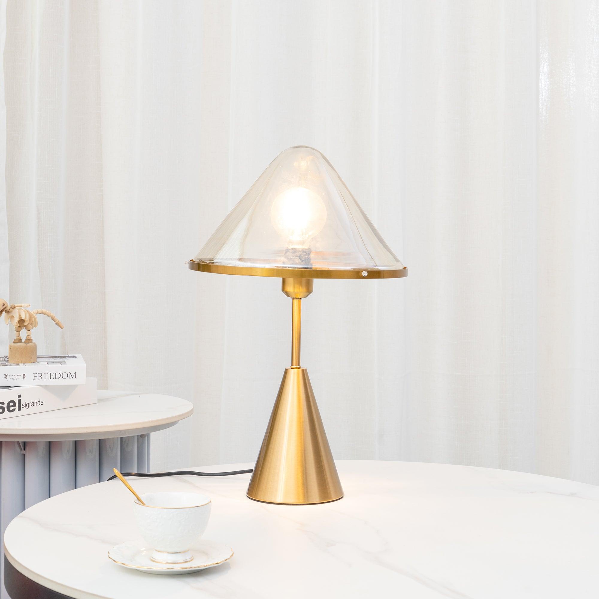 Mushroom Contemporary Metal Table Lamp - Blowlighting