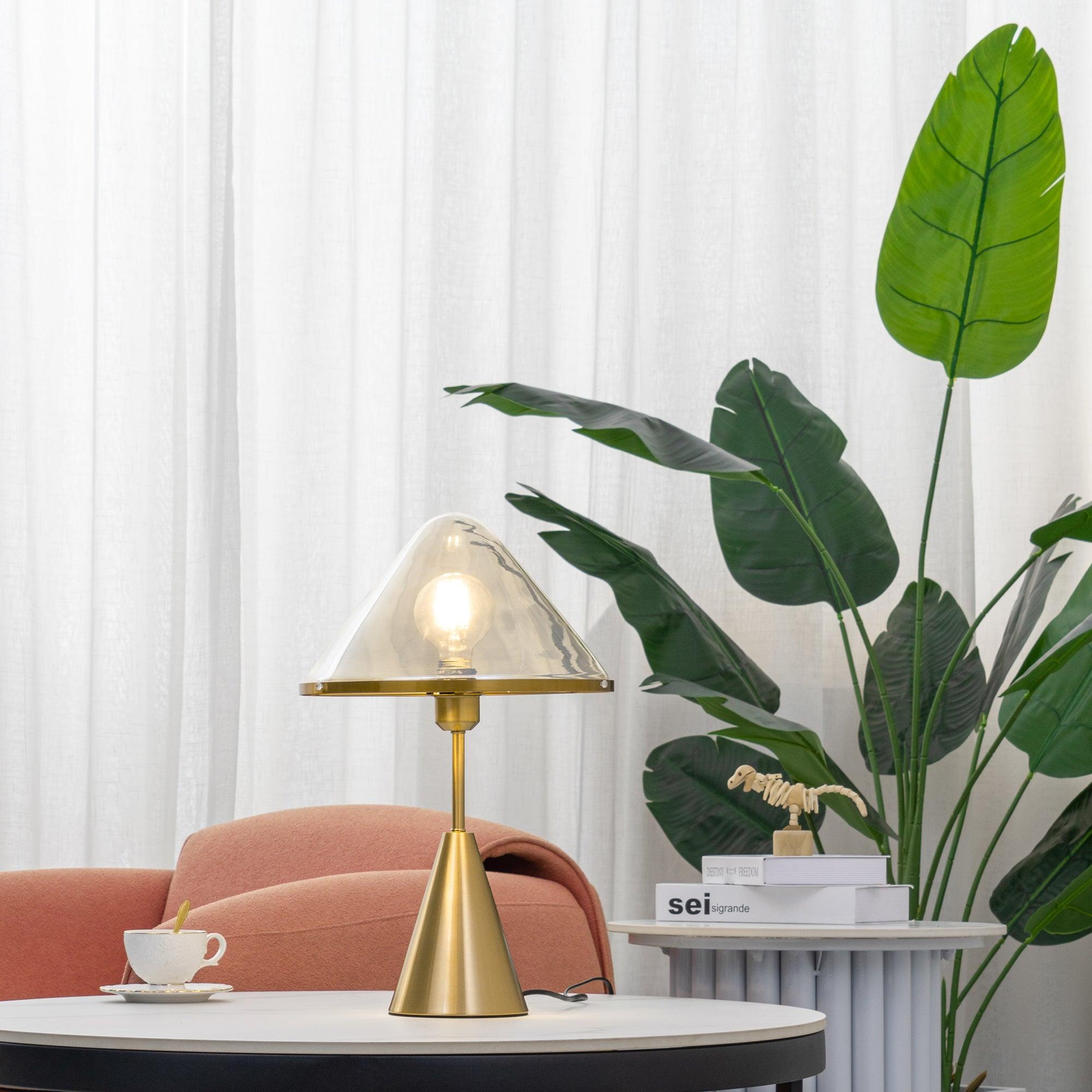 Mushroom Contemporary Metal Table Lamp - Blowlighting