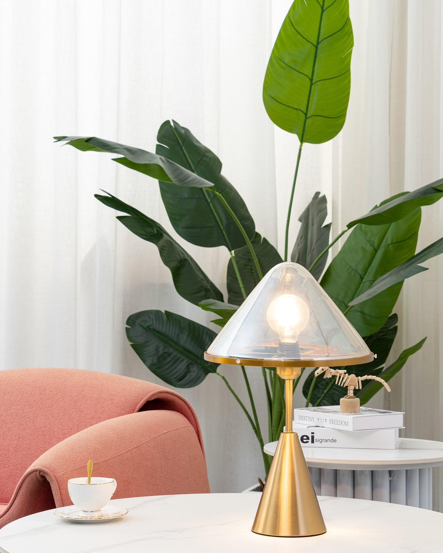 Mushroom Contemporary Metal Table Lamp - Blowlighting