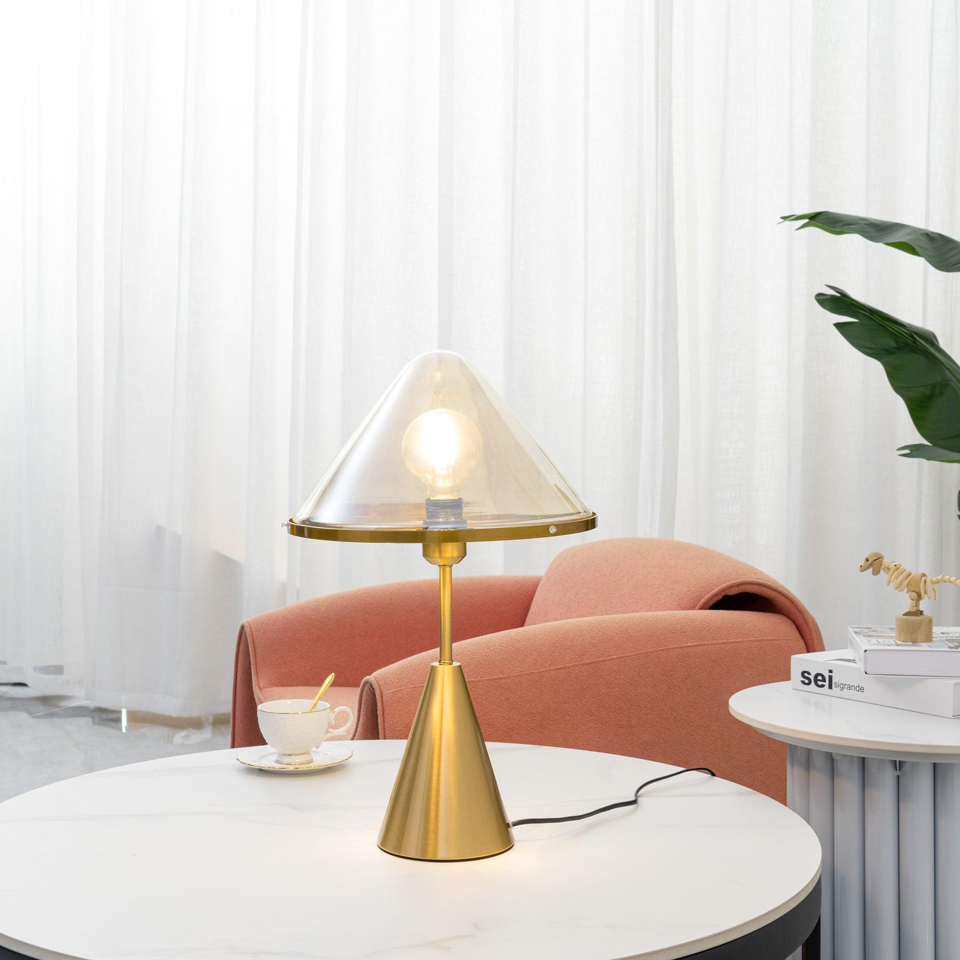 Mushroom Contemporary Metal Table Lamp - Blowlighting