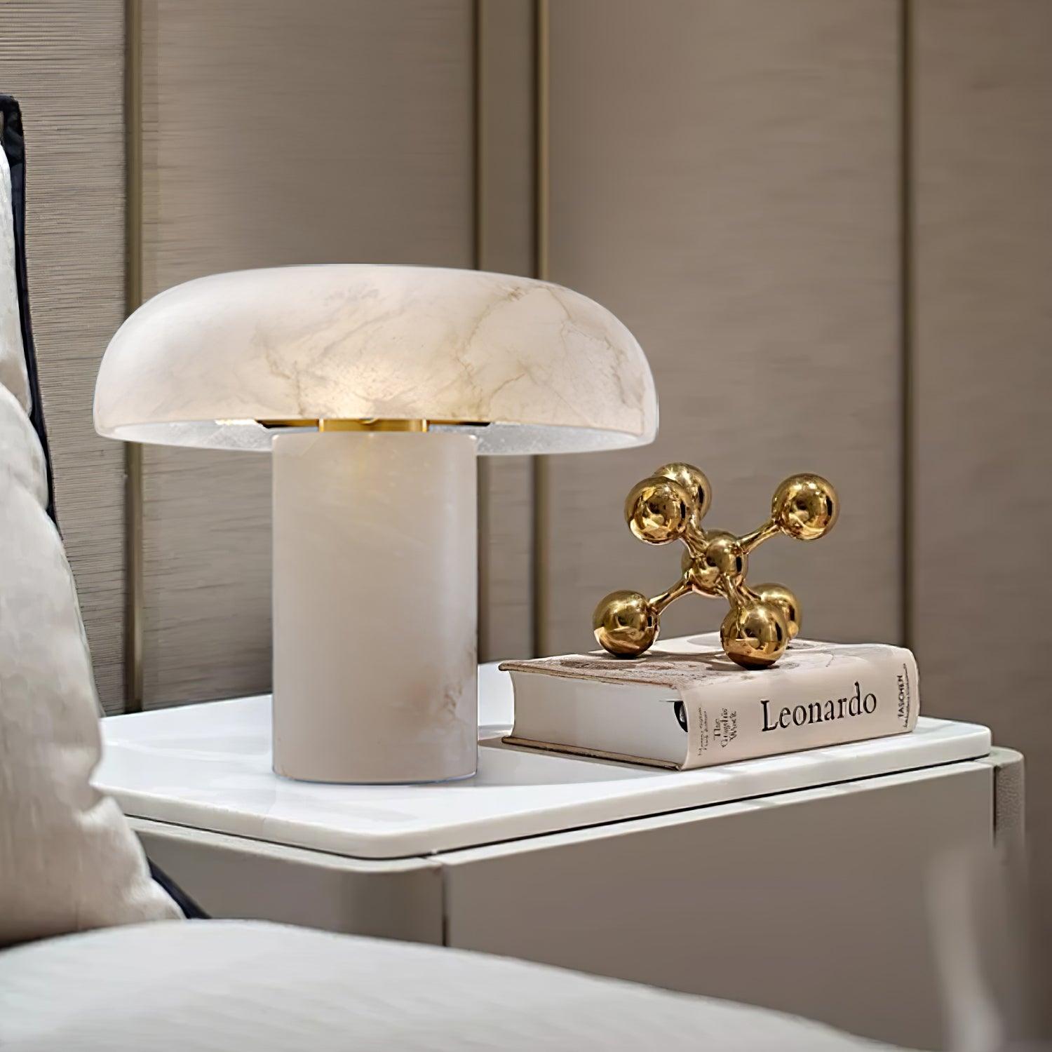 Ivvinos Tentacle Alabaster Table Lamp - Blowlighting