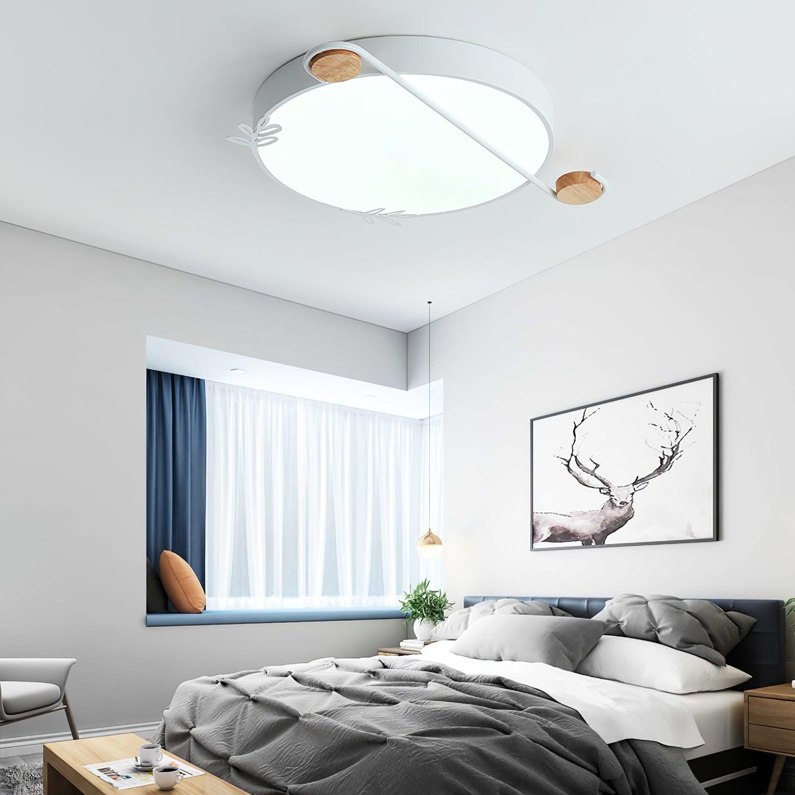 Musical Note Round Ceiling Lamp - Blowlighting