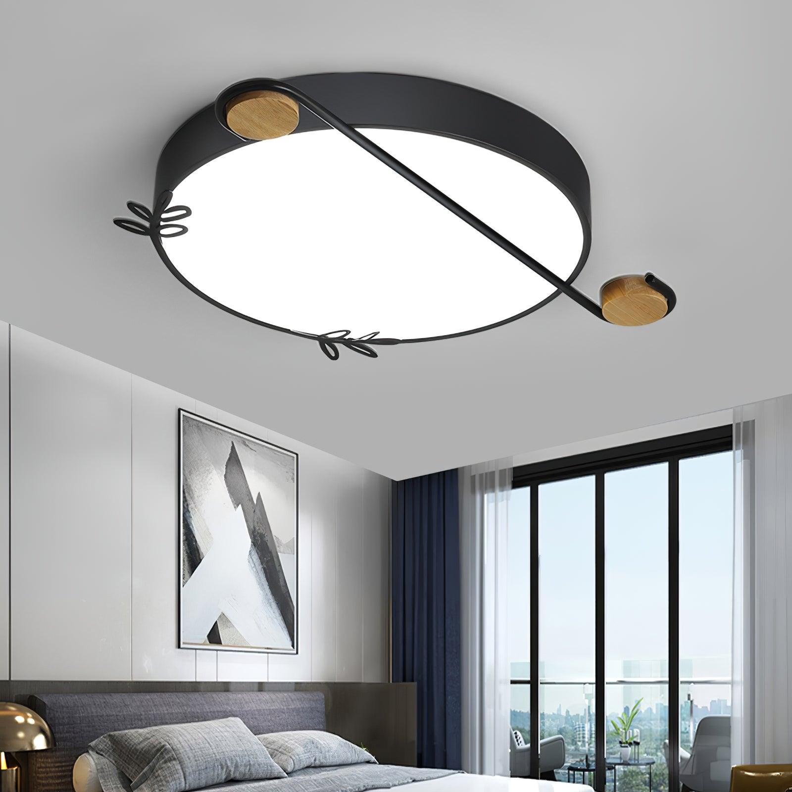 Musical Note Round Ceiling Lamp - Blowlighting