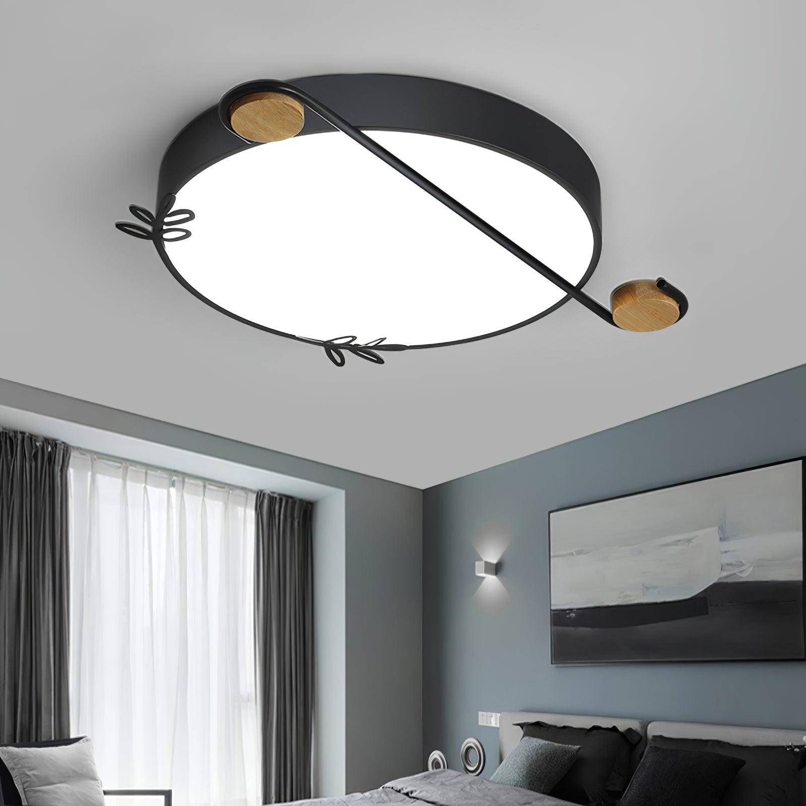 Musical Note Round Ceiling Lamp - Blowlighting