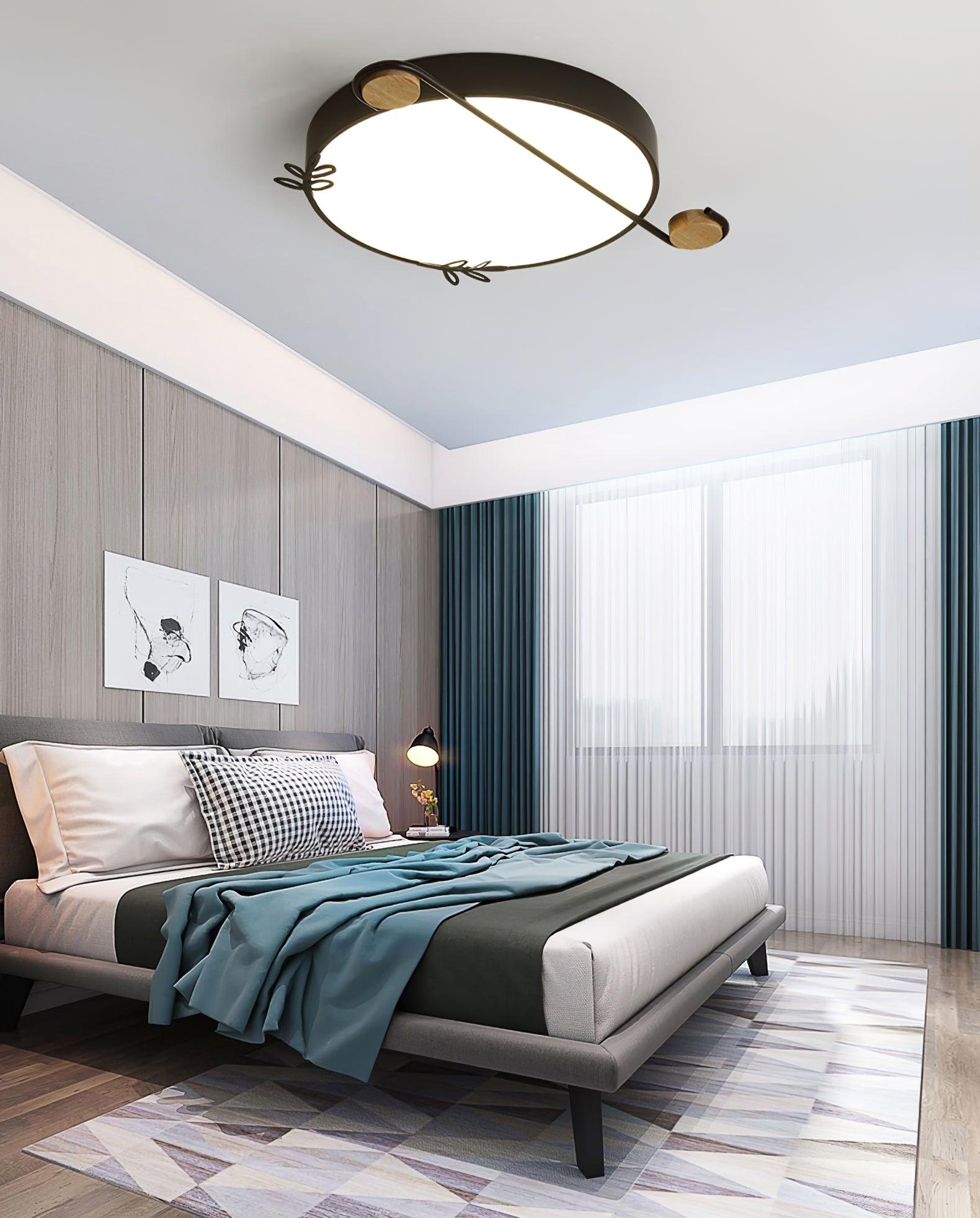 Musical Note Round Ceiling Lamp - Blowlighting