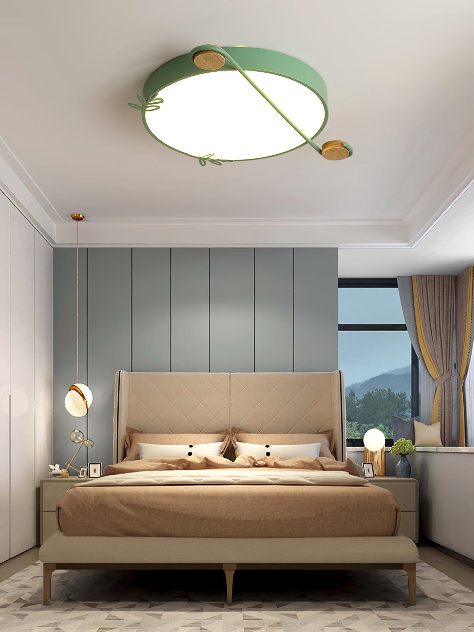 Musical Note Round Ceiling Lamp - Blowlighting