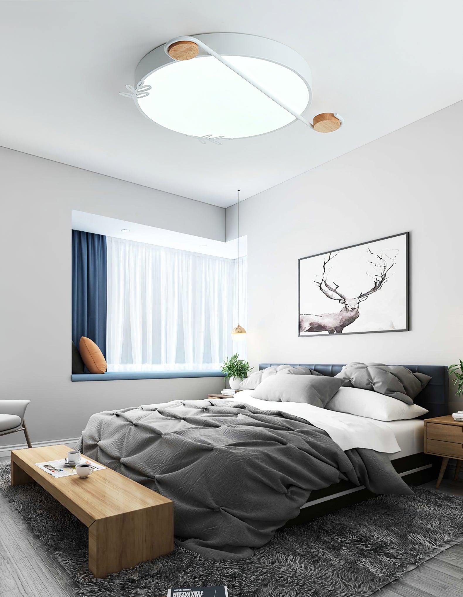Musical Note Round Ceiling Lamp - Blowlighting