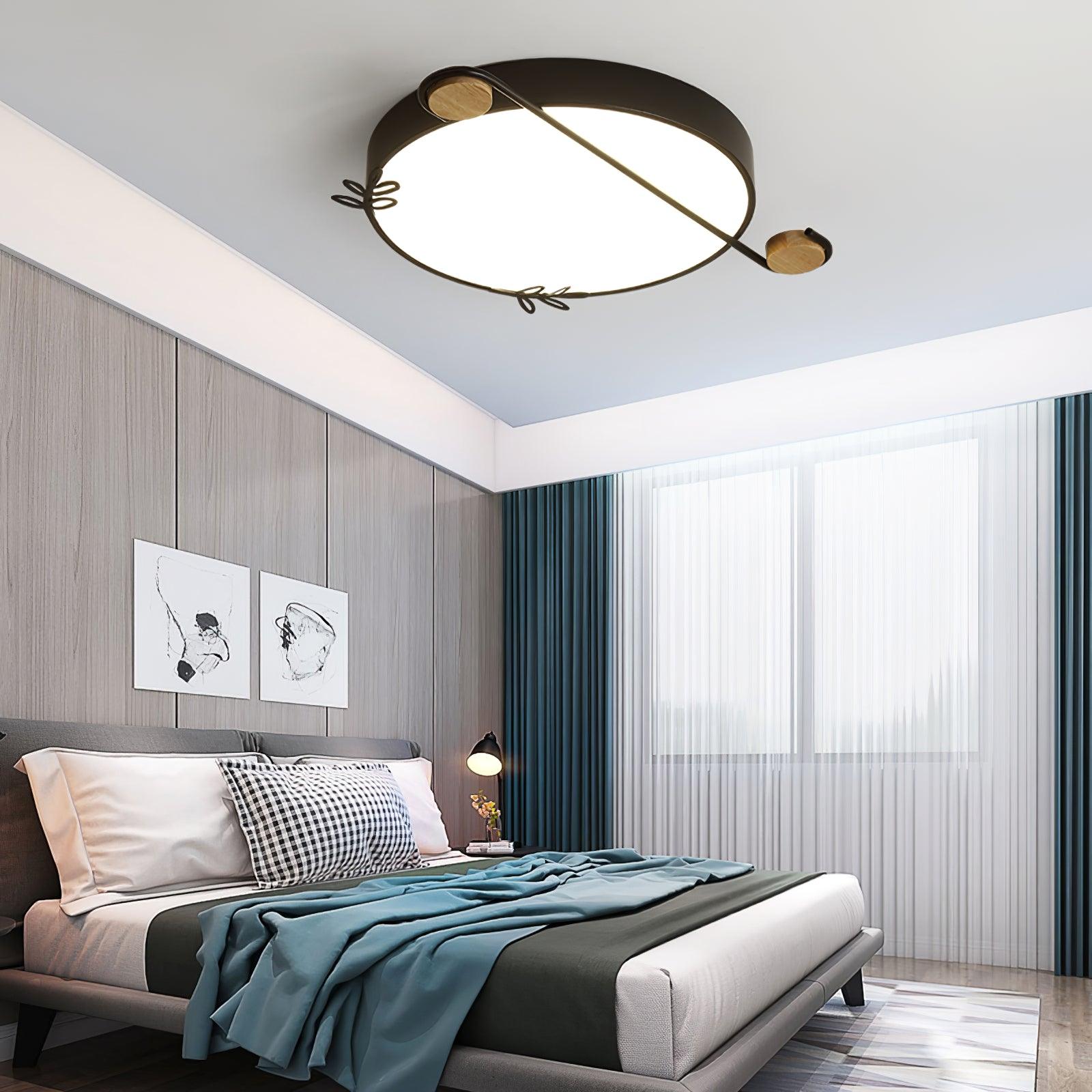 Musical Note Round Ceiling Lamp - Blowlighting