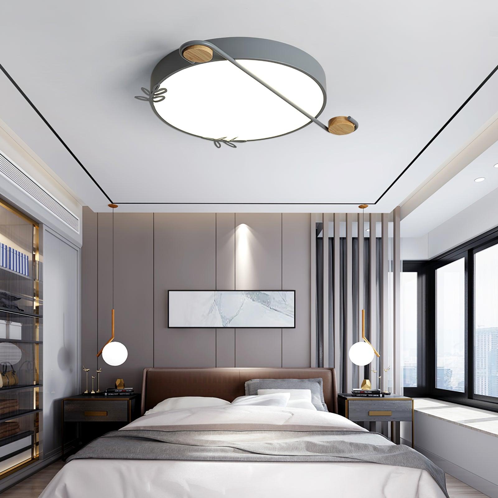Musical Note Round Ceiling Lamp - Blowlighting