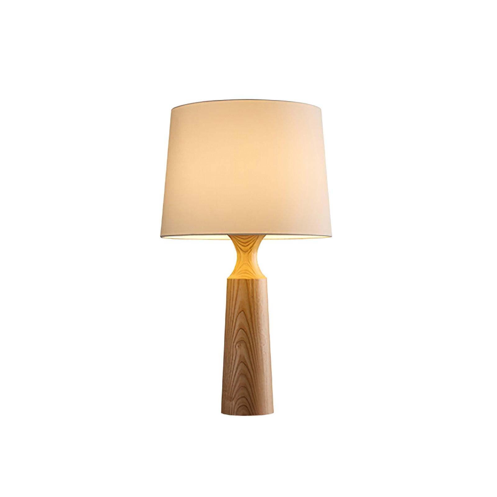 Harry Contemporary Wood Table Lamp - Blowlighting