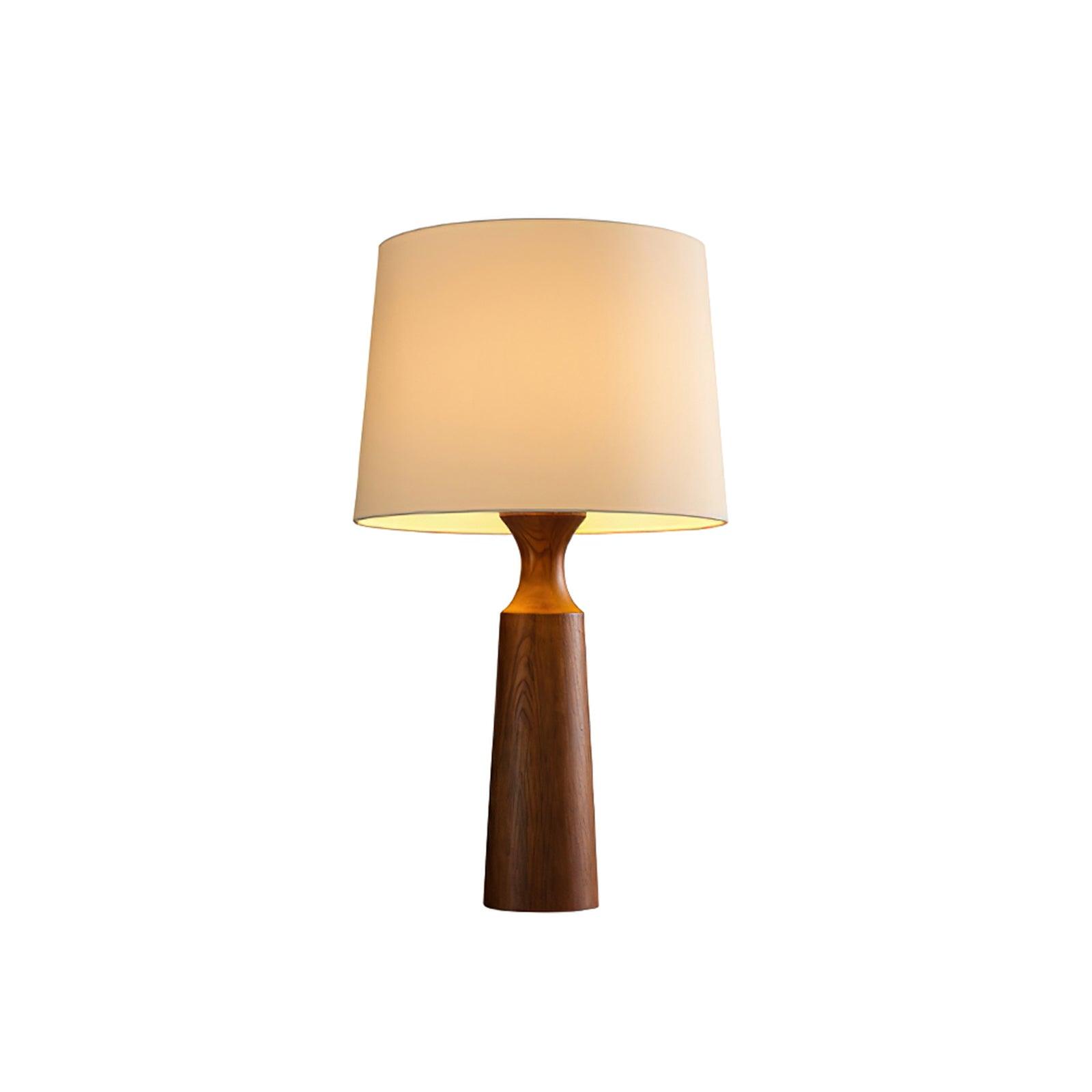 Harry Contemporary Wood Table Lamp - Blowlighting