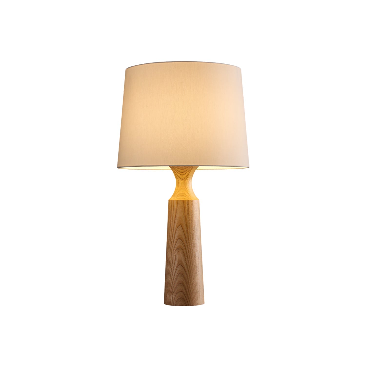 Harry Contemporary Wood Table Lamp - Blowlighting