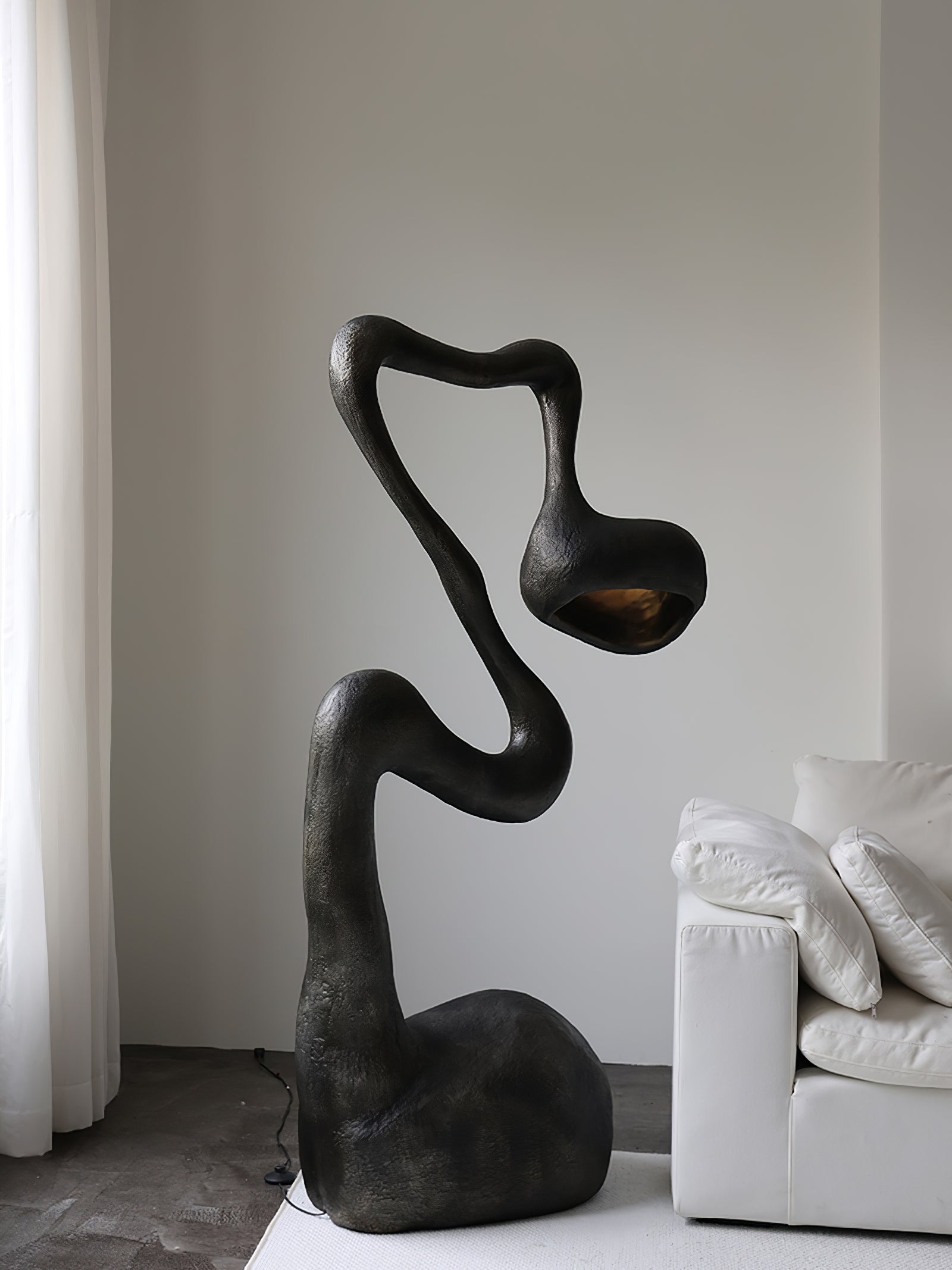 Olcarus Organic Ceramic Floor Lamp - Blowlighting