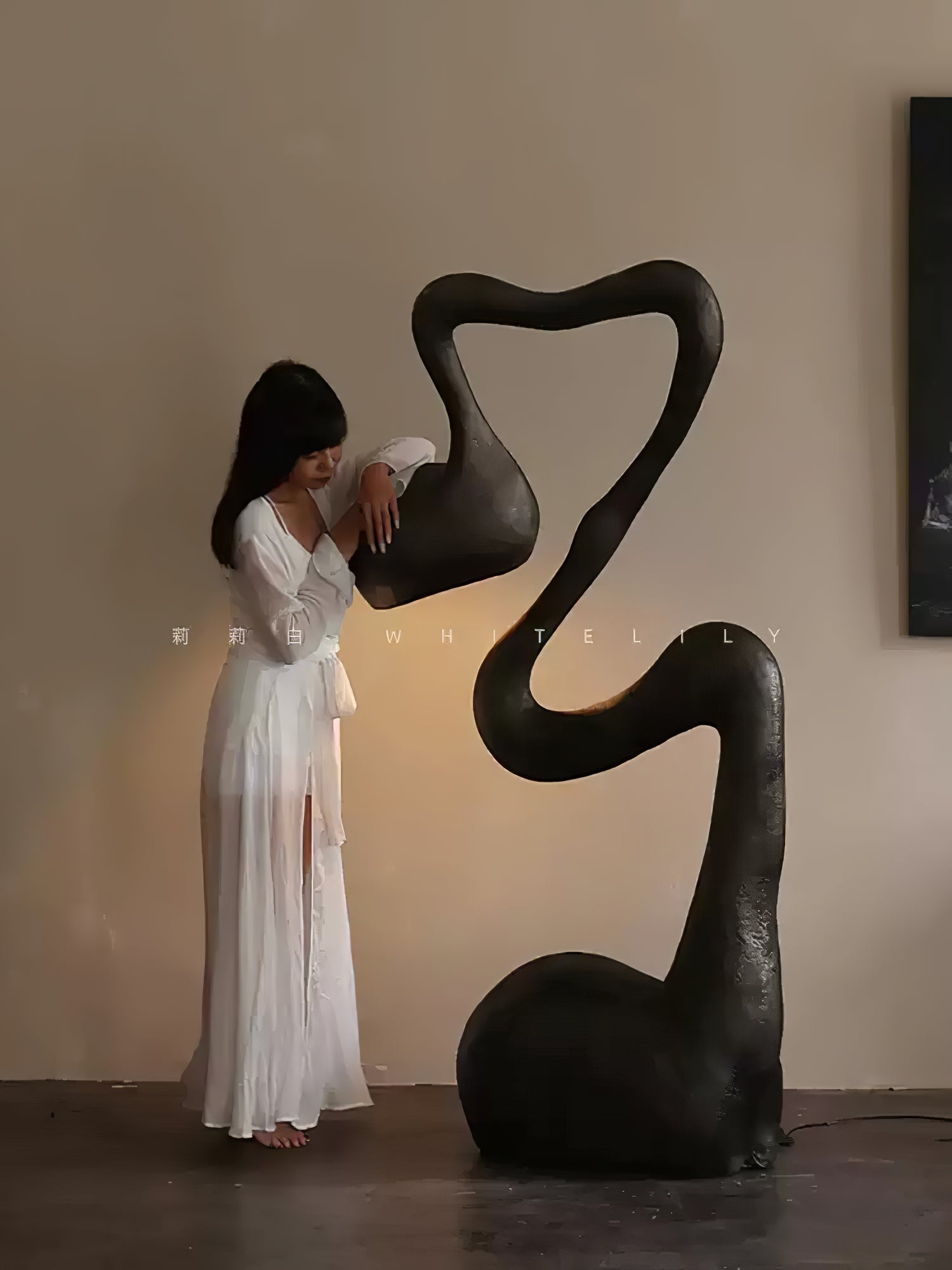 Olcarus Organic Ceramic Floor Lamp - Blowlighting