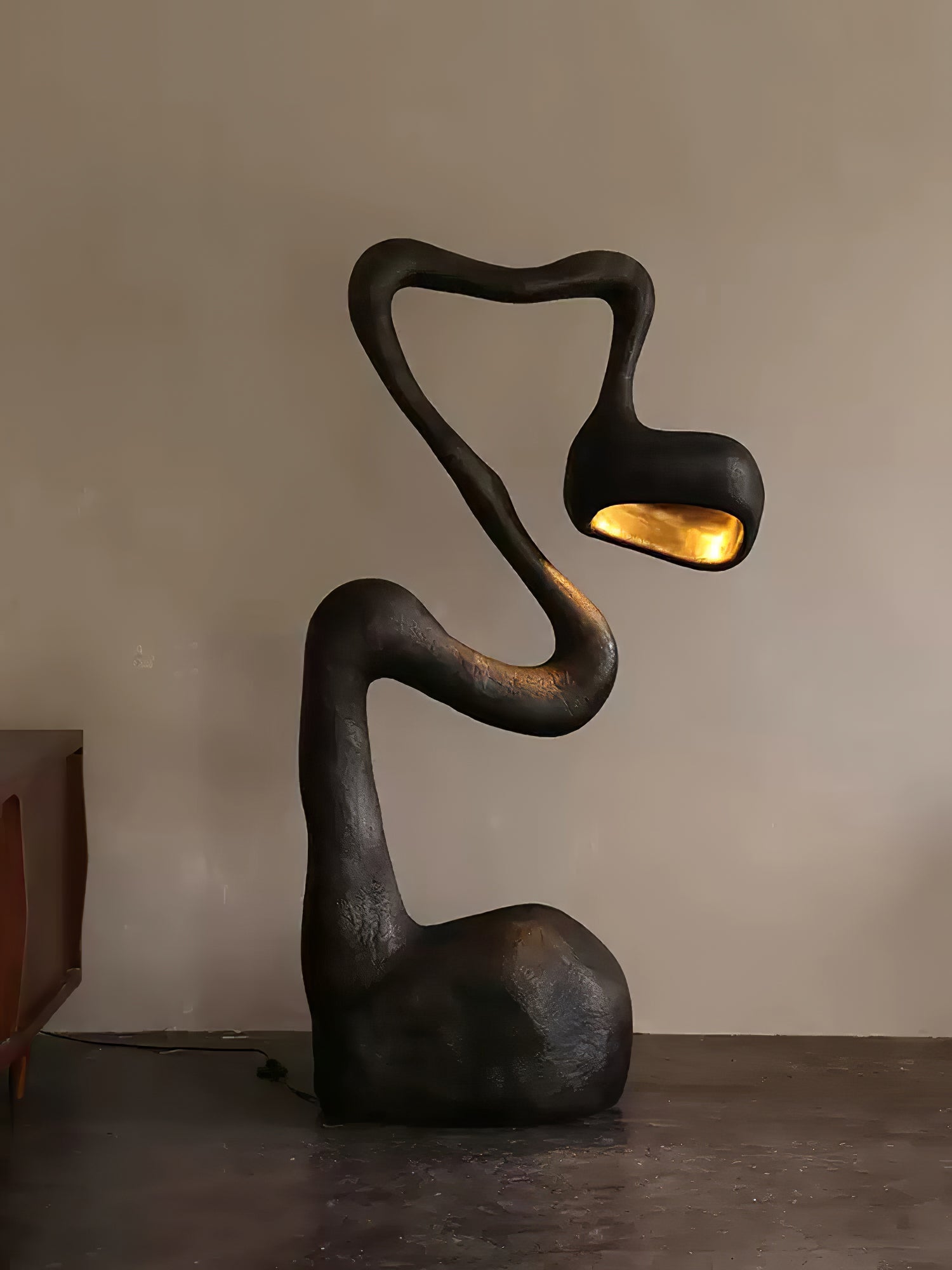 Olcarus Organic Ceramic Floor Lamp - Blowlighting