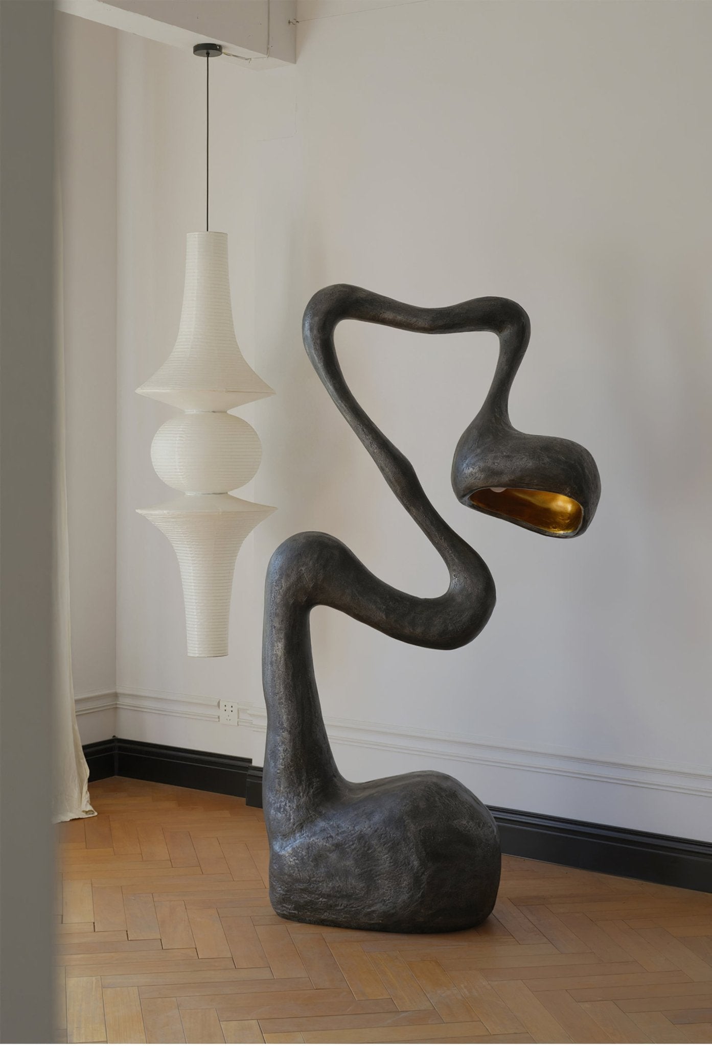 Olcarus Organic Ceramic Floor Lamp - Blowlighting