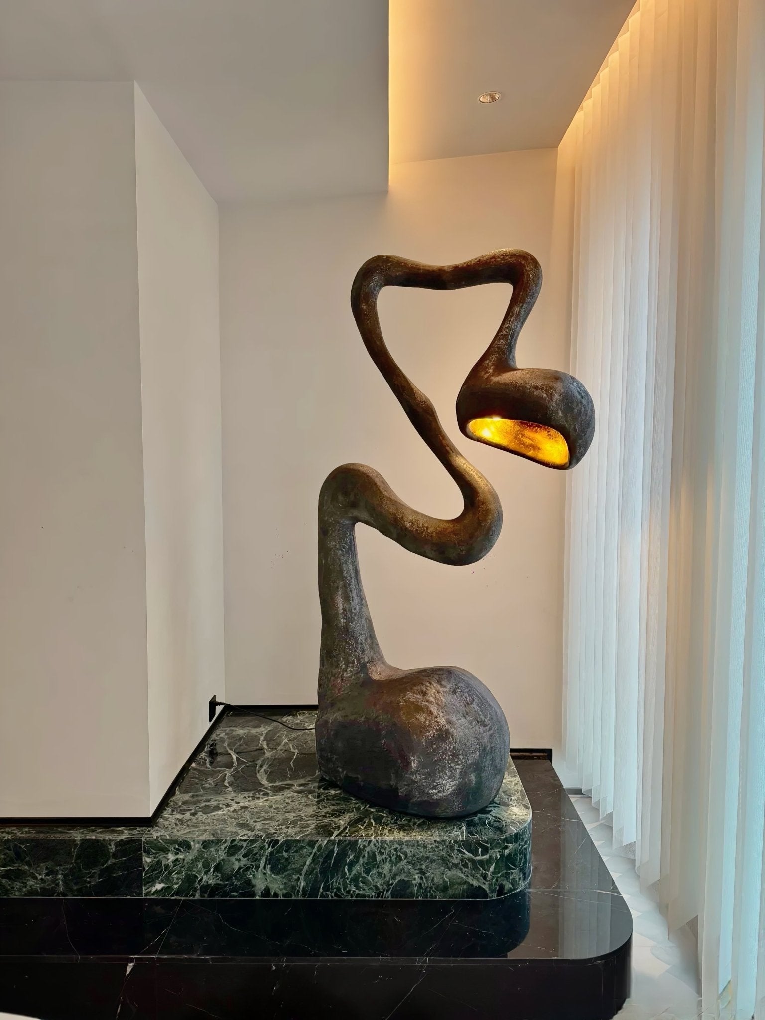 Olcarus Organic Ceramic Floor Lamp - Blowlighting