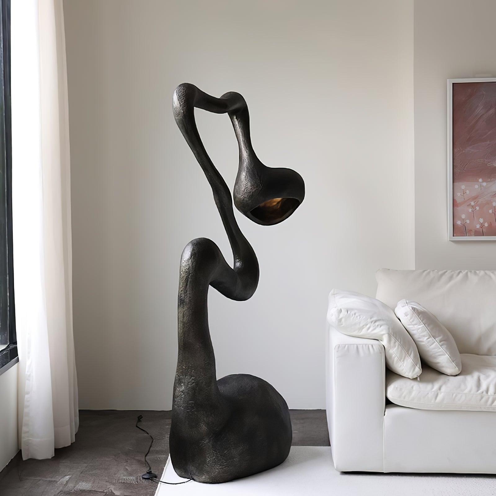 Olcarus Organic Ceramic Floor Lamp - Blowlighting