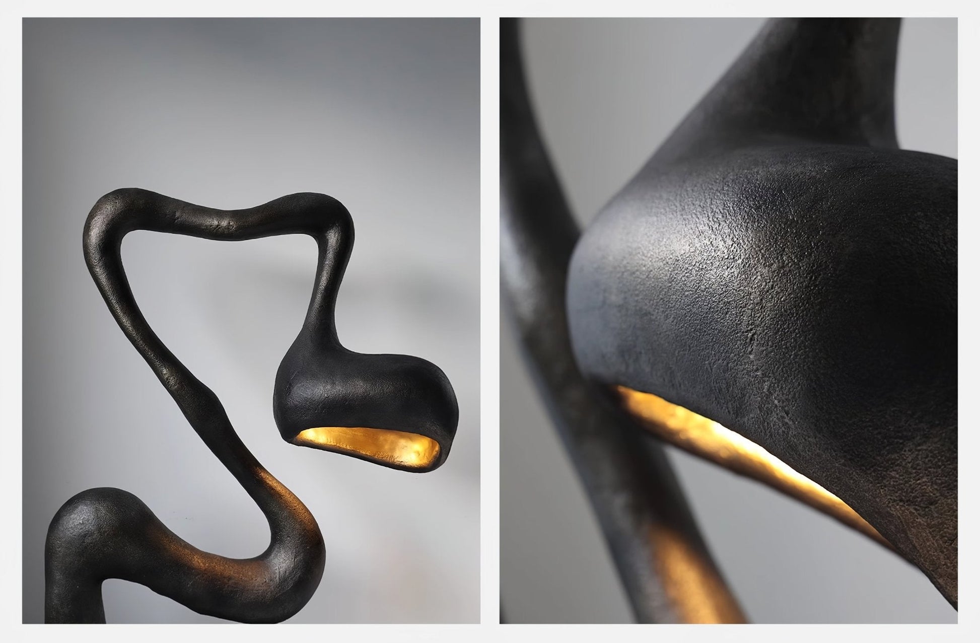 Olcarus Organic Ceramic Floor Lamp - Blowlighting