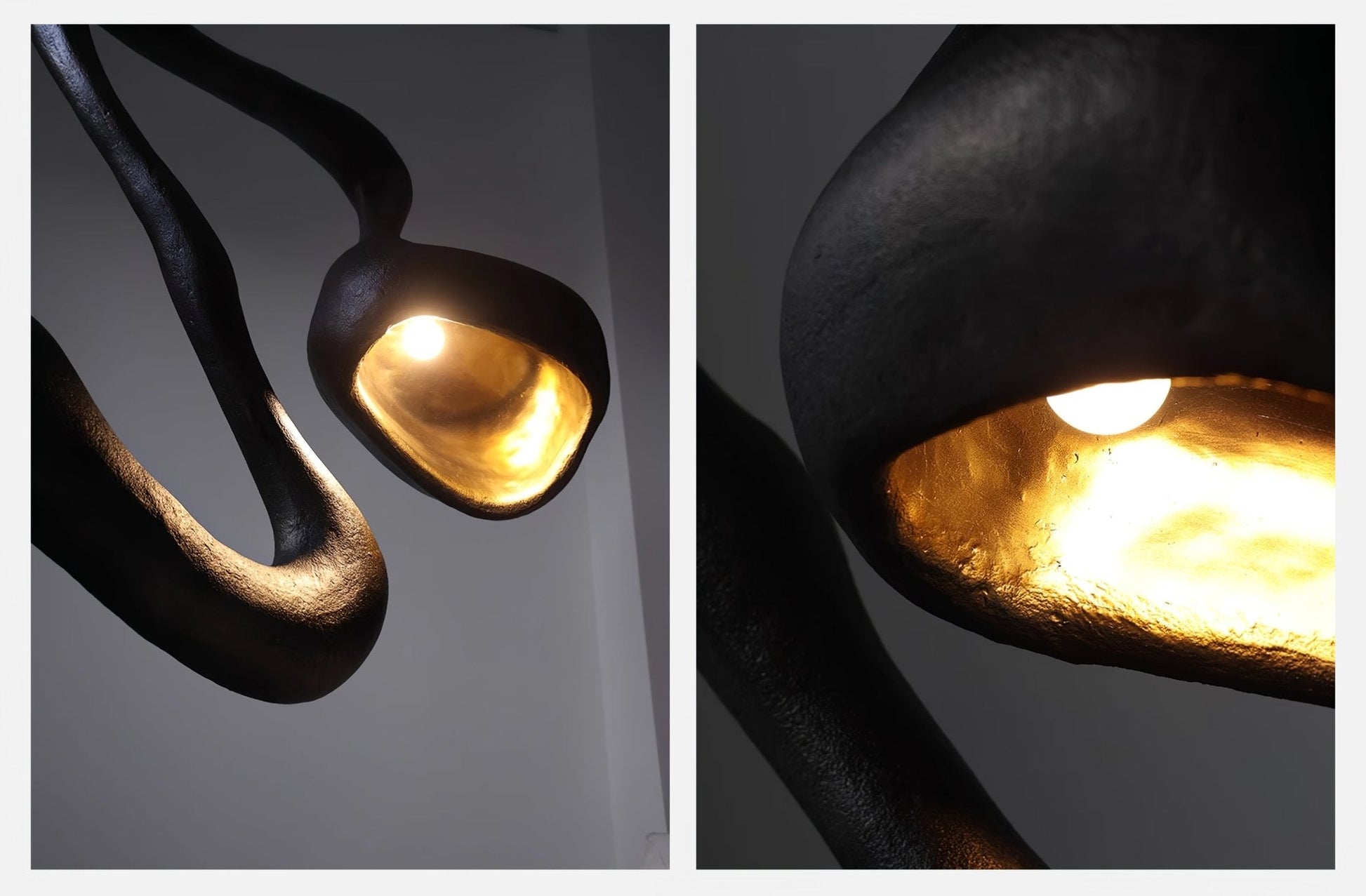 Olcarus Organic Ceramic Floor Lamp - Blowlighting