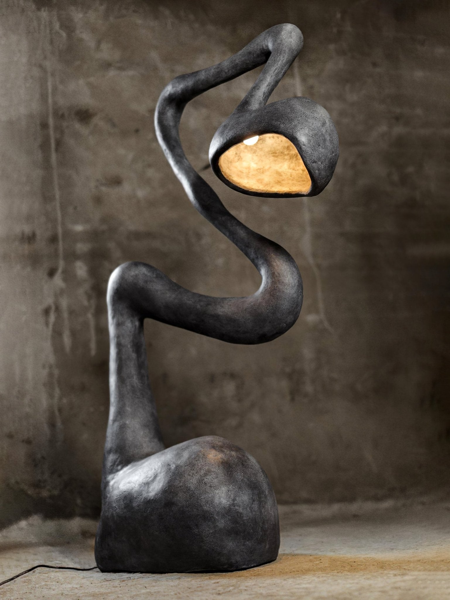 Olcarus Organic Ceramic Floor Lamp - Blowlighting