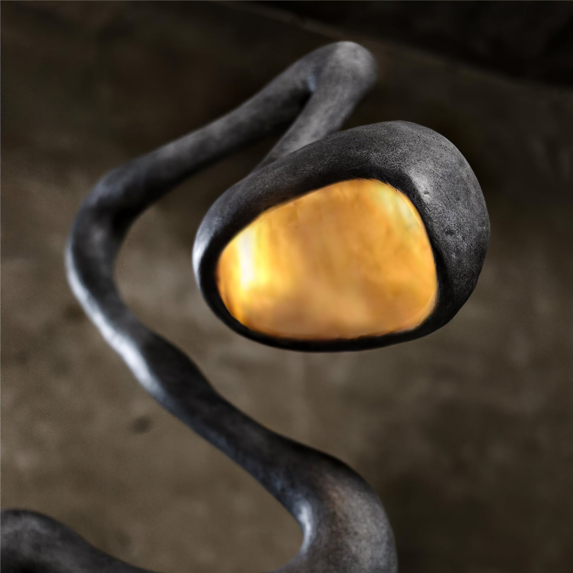 Olcarus Organic Ceramic Floor Lamp - Blowlighting