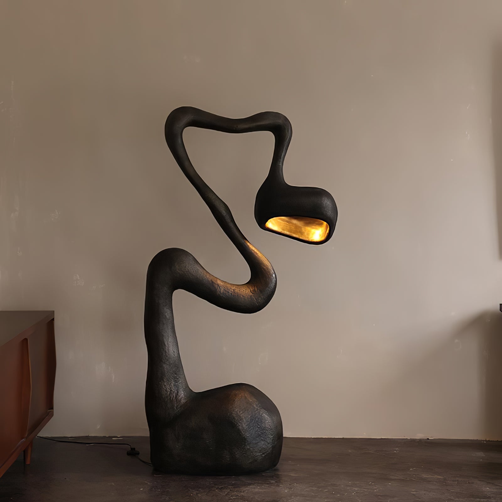 Olcarus Organic Ceramic Floor Lamp - Blowlighting