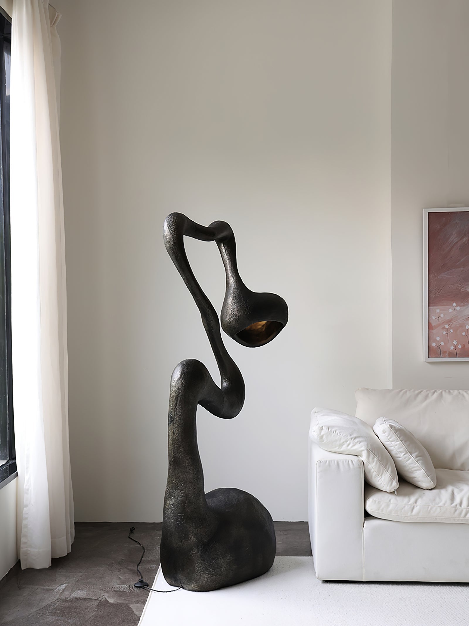 Olcarus Organic Ceramic Floor Lamp - Blowlighting