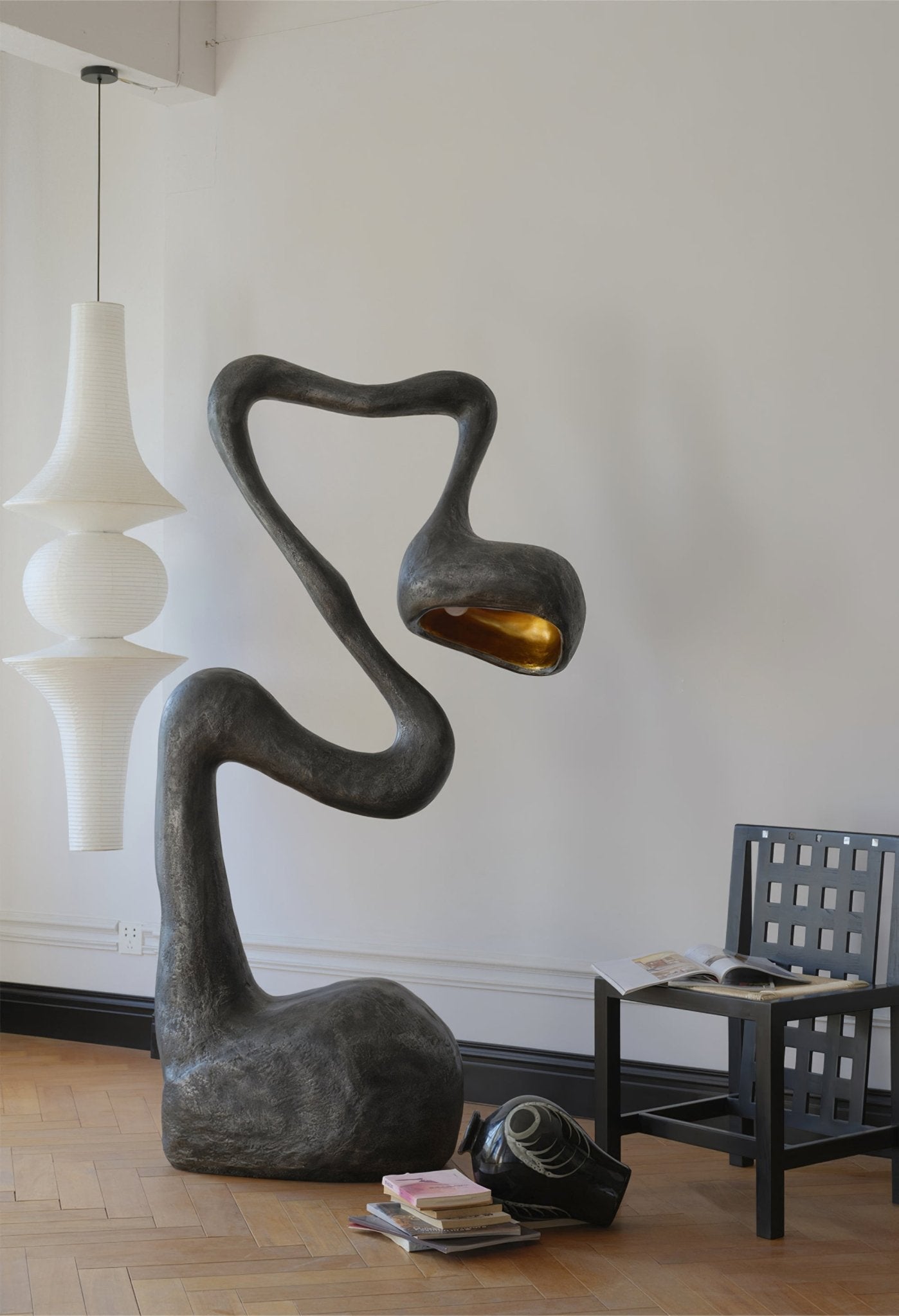 Olcarus Organic Ceramic Floor Lamp - Blowlighting
