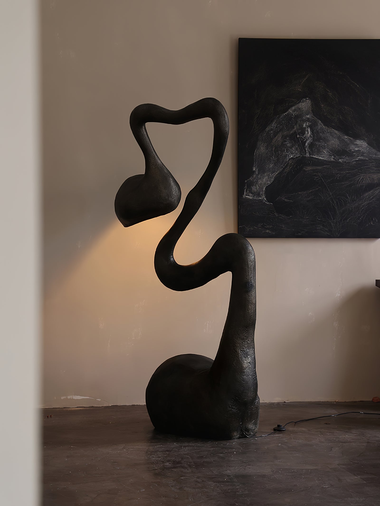 Olcarus Organic Ceramic Floor Lamp - Blowlighting