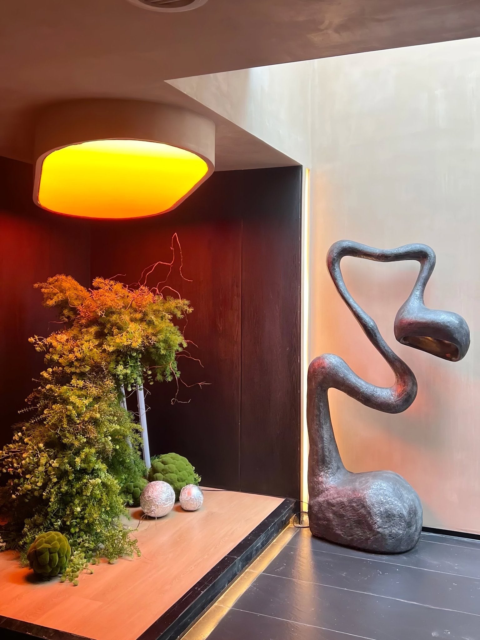 Olcarus Organic Ceramic Floor Lamp - Blowlighting