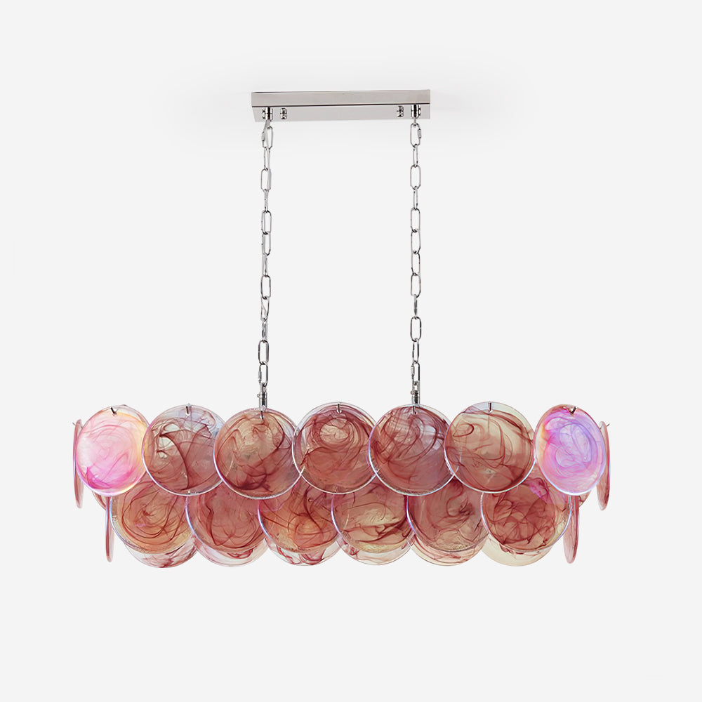Mystic Art Deco Glass Chandelier
