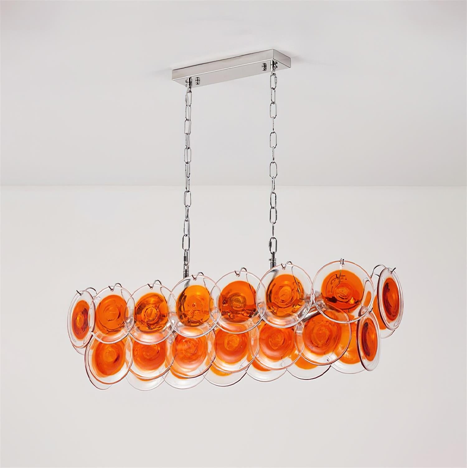 Mystic Art Deco Glass Chandelier