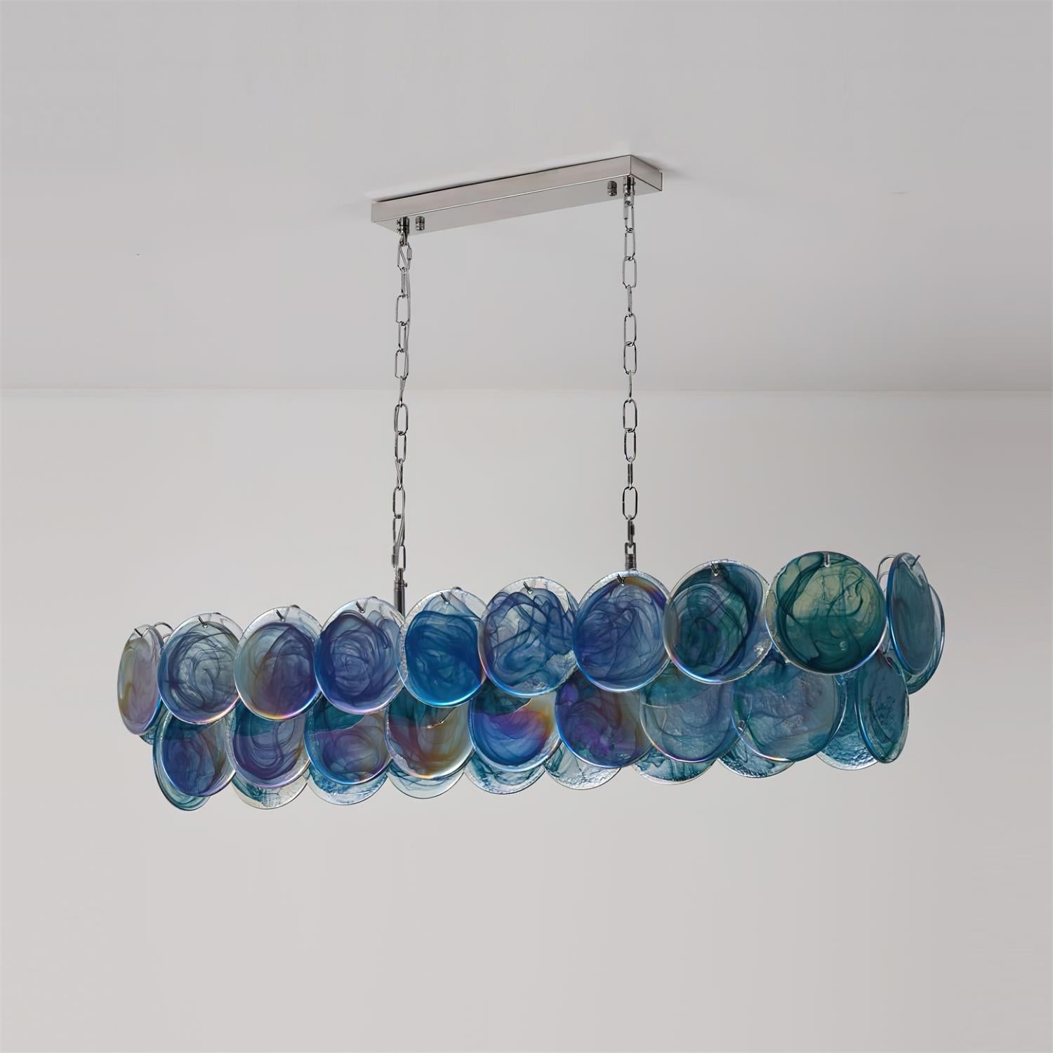 Mystic Art Deco Glass Chandelier