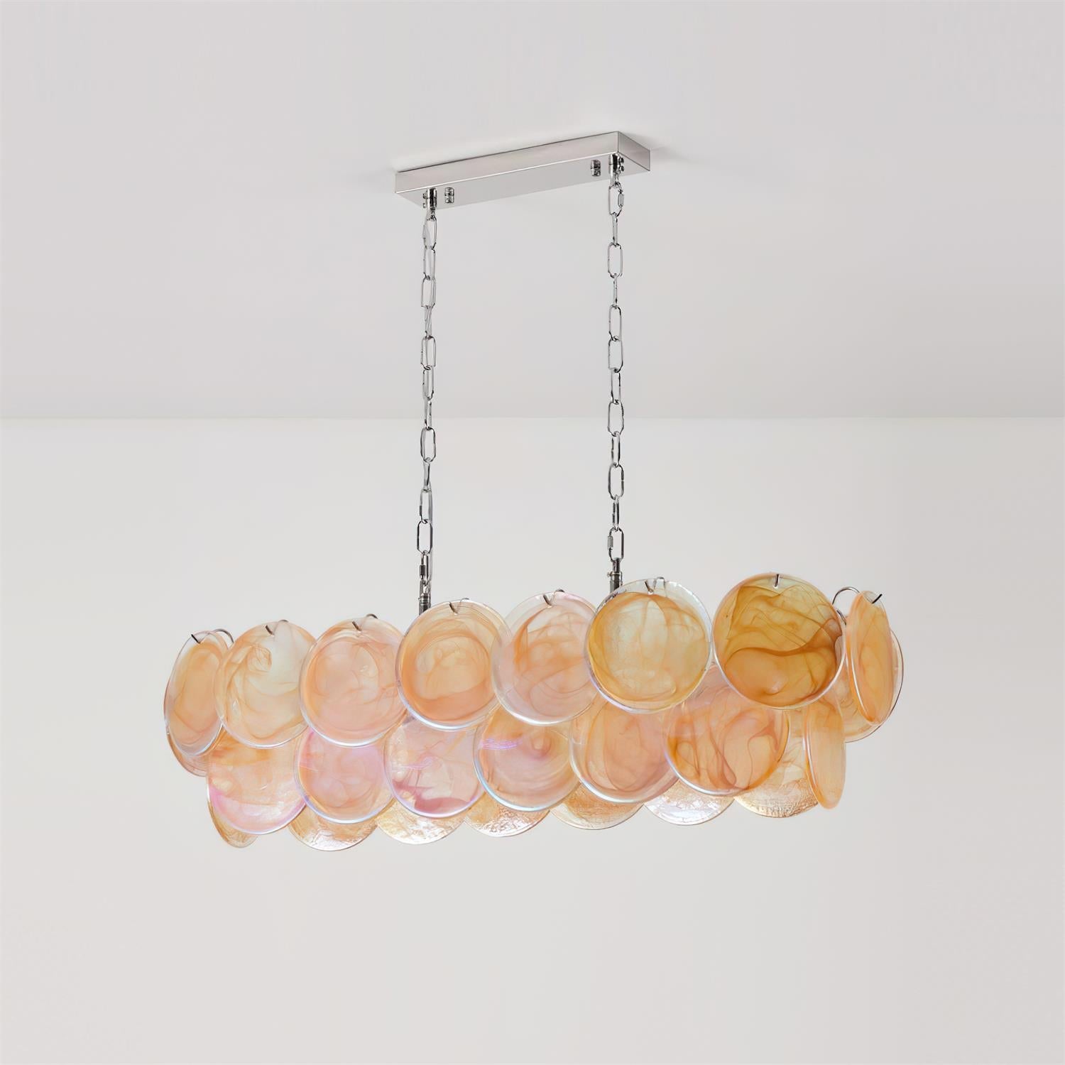 Mystic Art Deco Glass Chandelier
