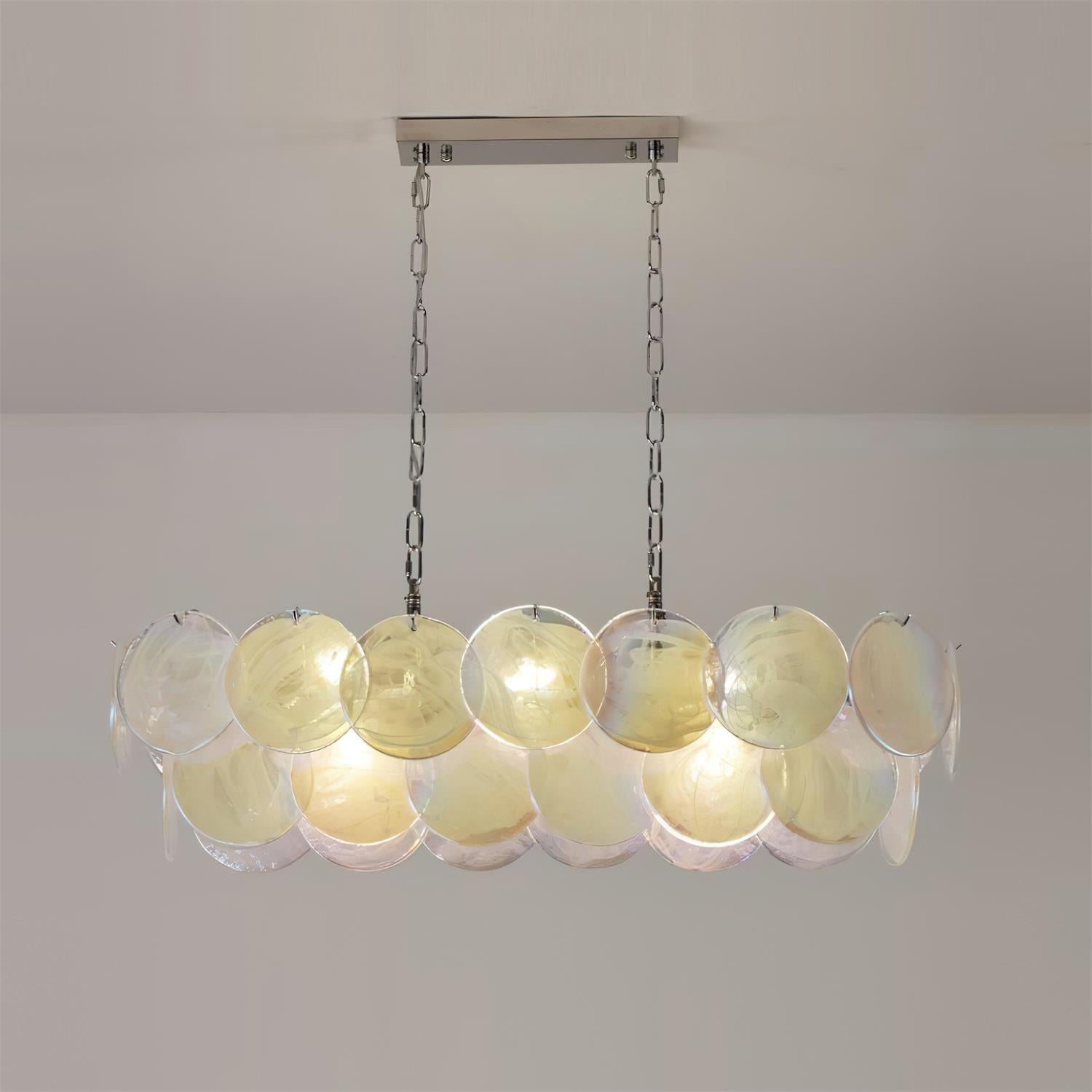 Mystic Art Deco Glass Chandelier