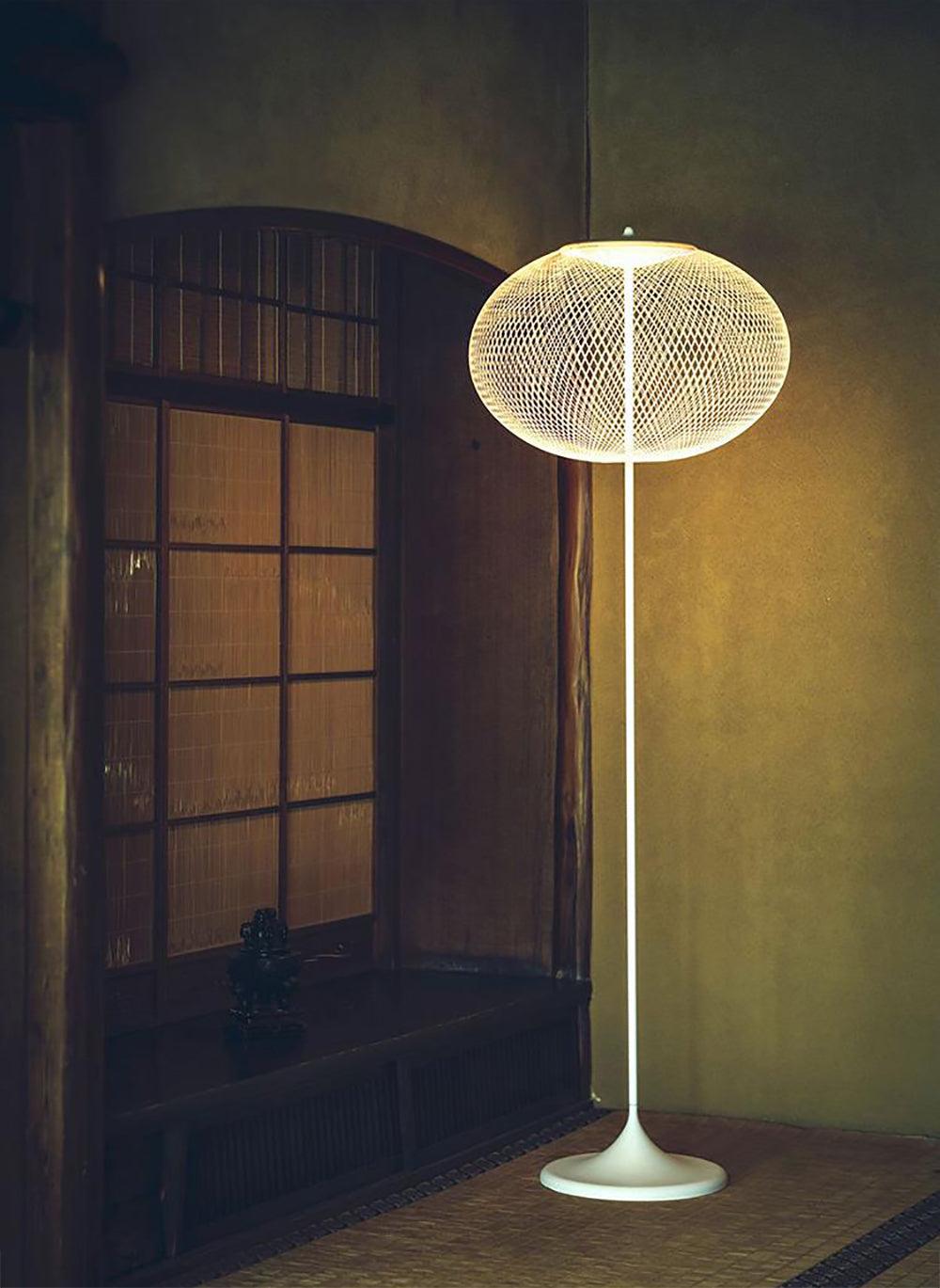 Metallic Meshwork Floor Lamp - Blowlighting