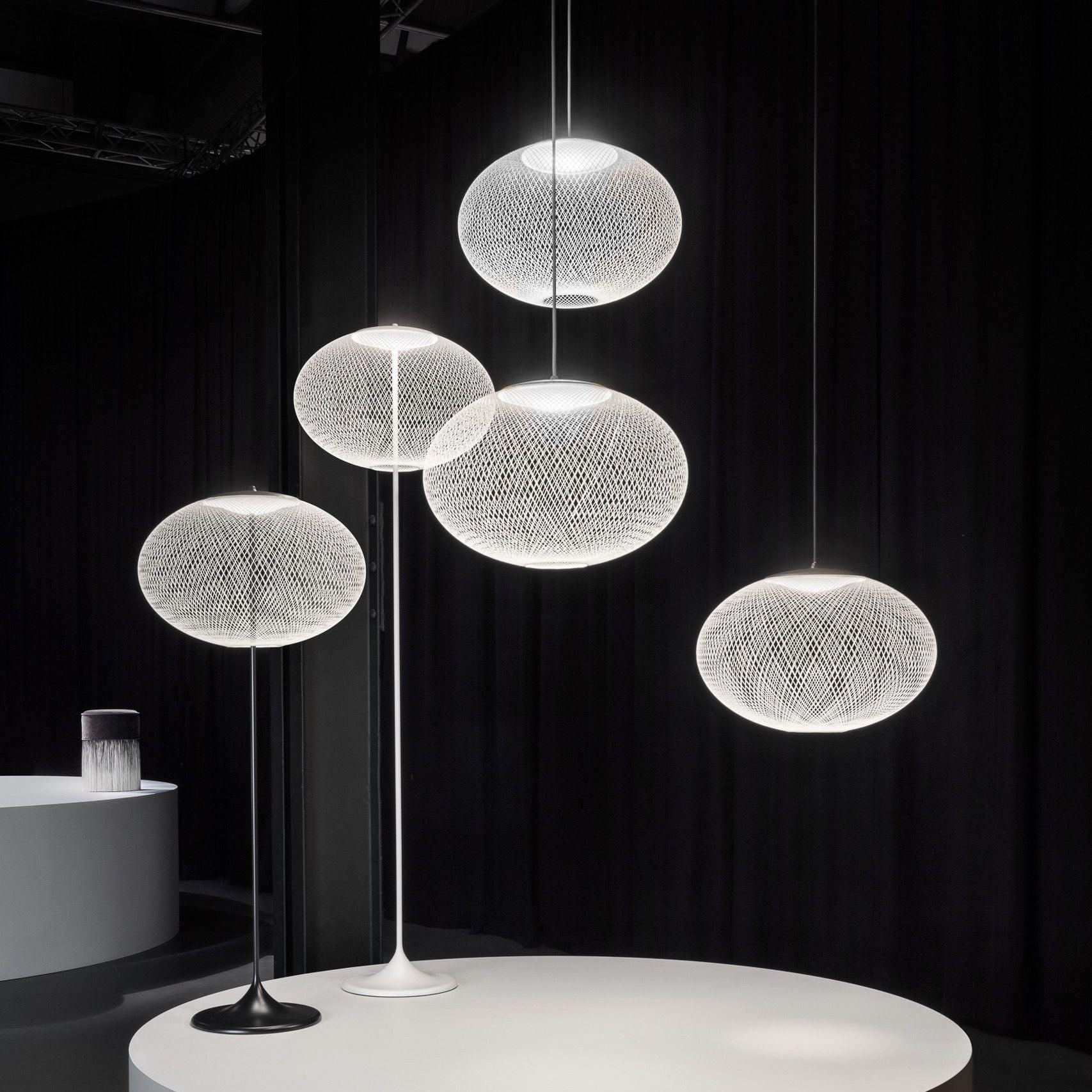 Metallic Meshwork Floor Lamp - Blowlighting