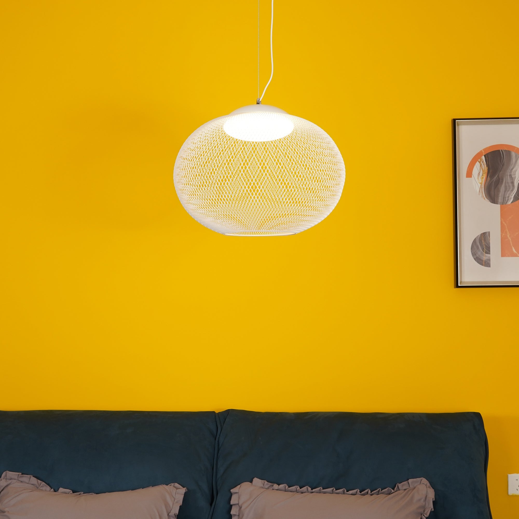 Metallic Meshwork Pendant Lamp - Blowlighting