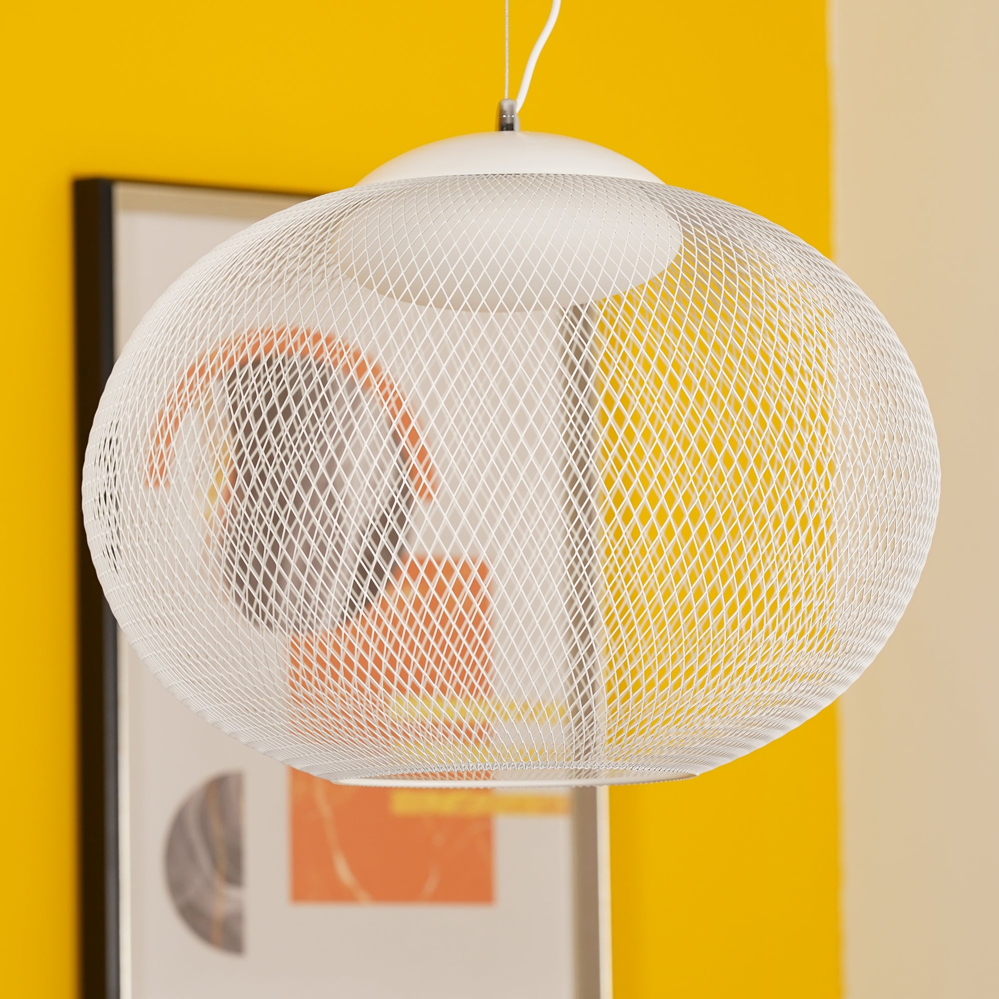 Metallic Meshwork Pendant Lamp - Blowlighting