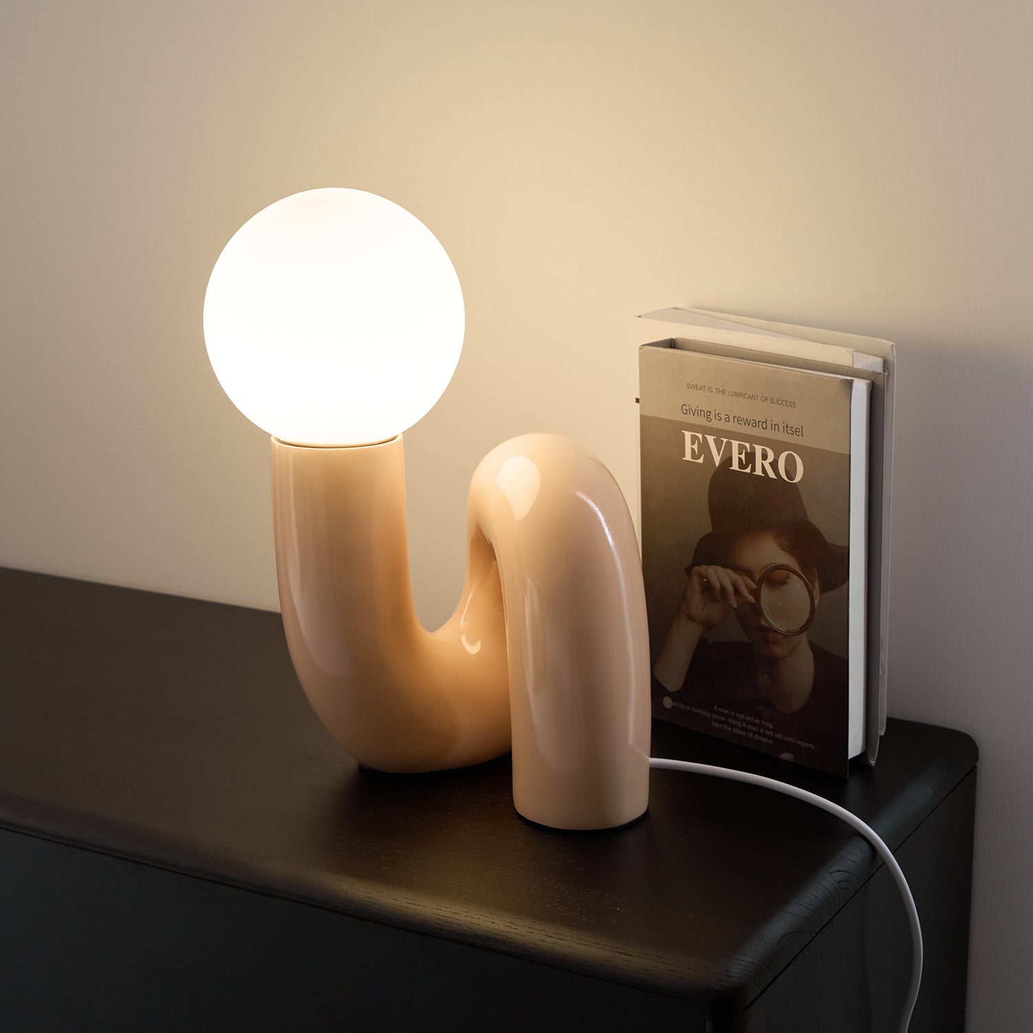 Playful N Shape Table Lamp - Blowlighting