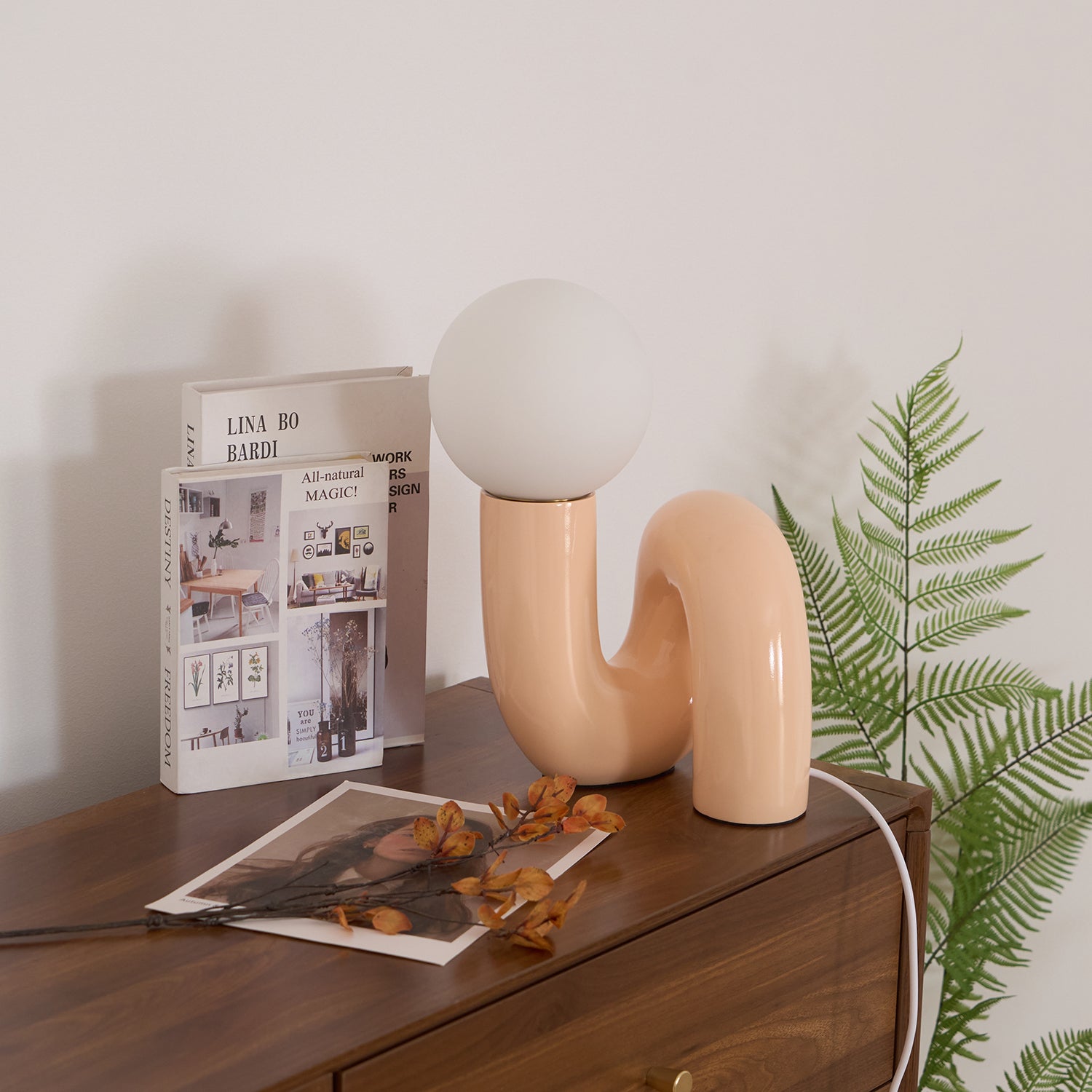 Playful N Shape Table Lamp - Blowlighting