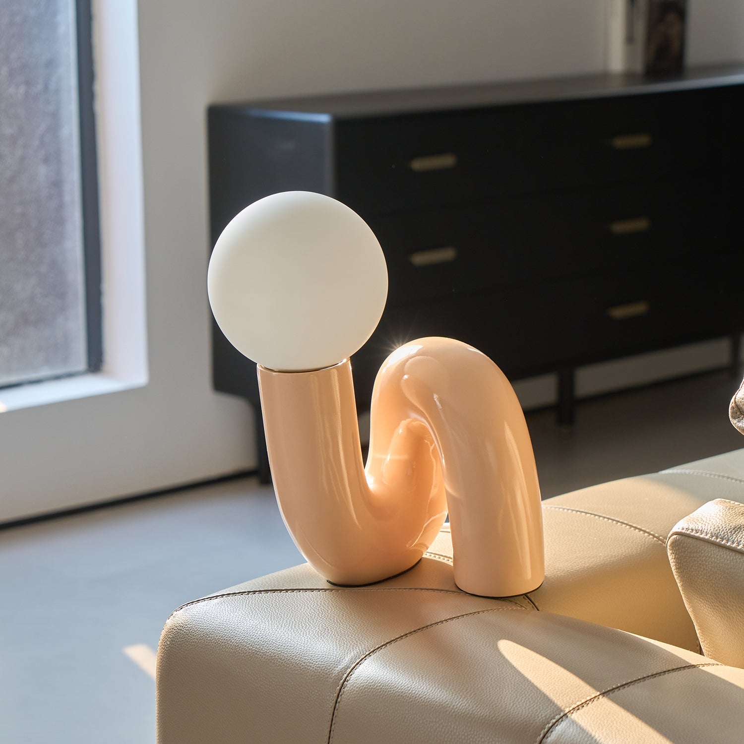 Playful N Shape Table Lamp - Blowlighting