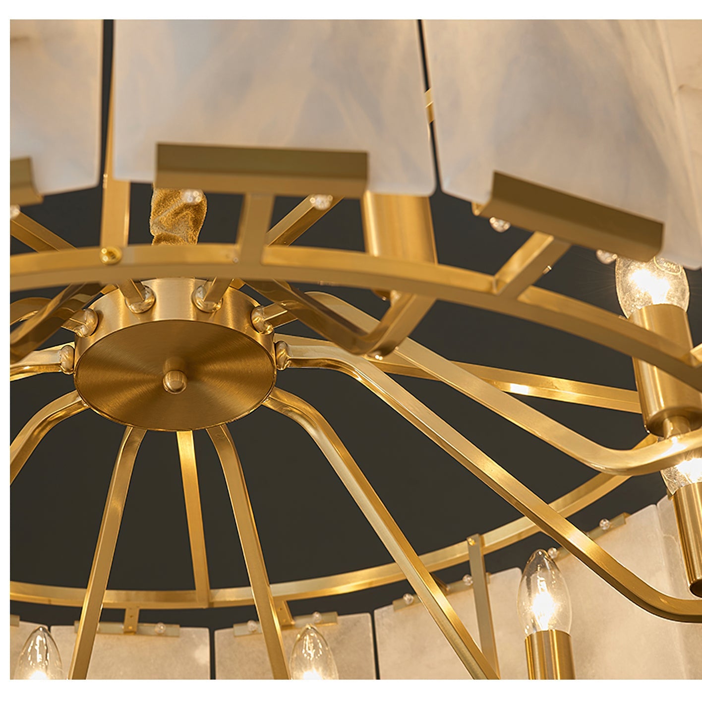 Nashima Modern Alabaster Chandelier