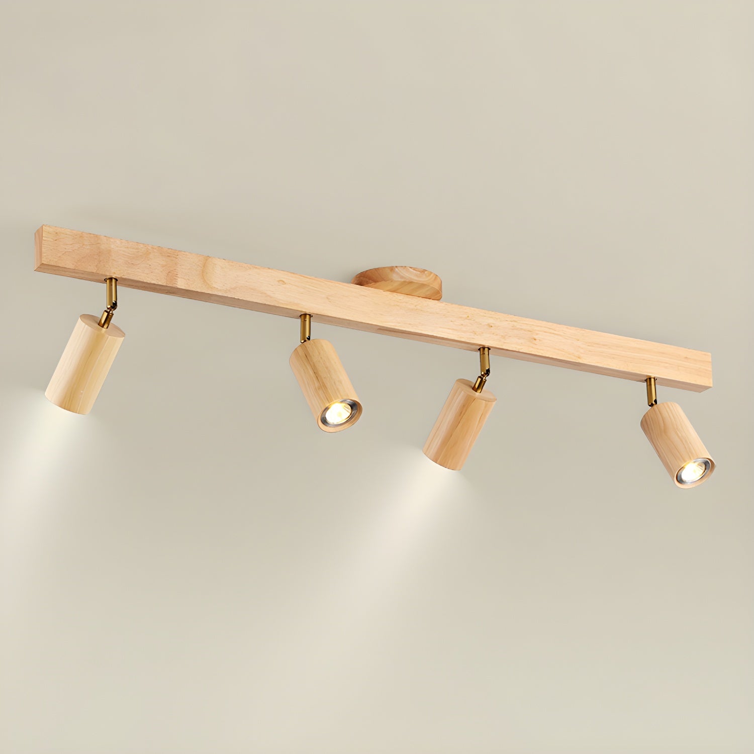 Natural Wood Beam Spotlight Light - Blowlighting