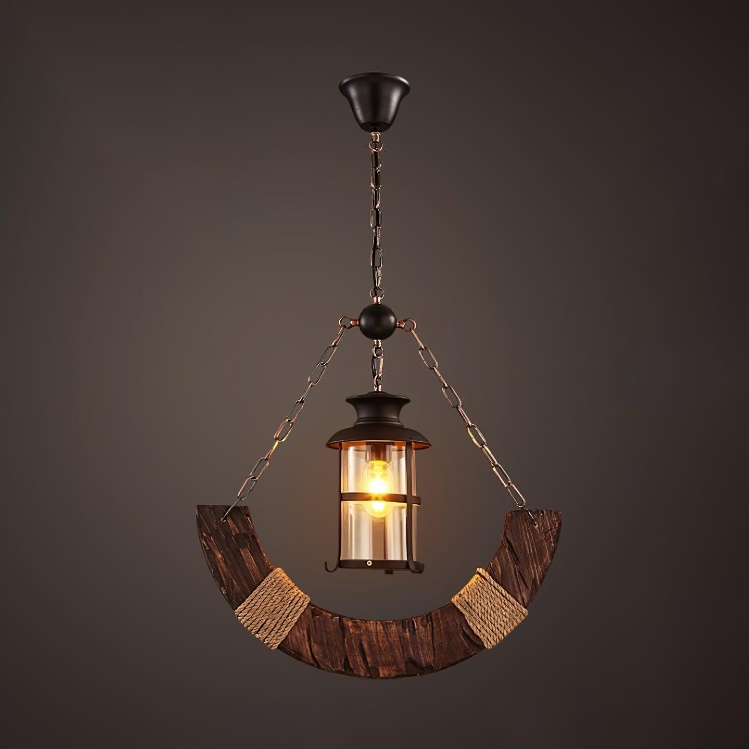 Aurzorir Vintage Wood Chandelier - Blowlighting