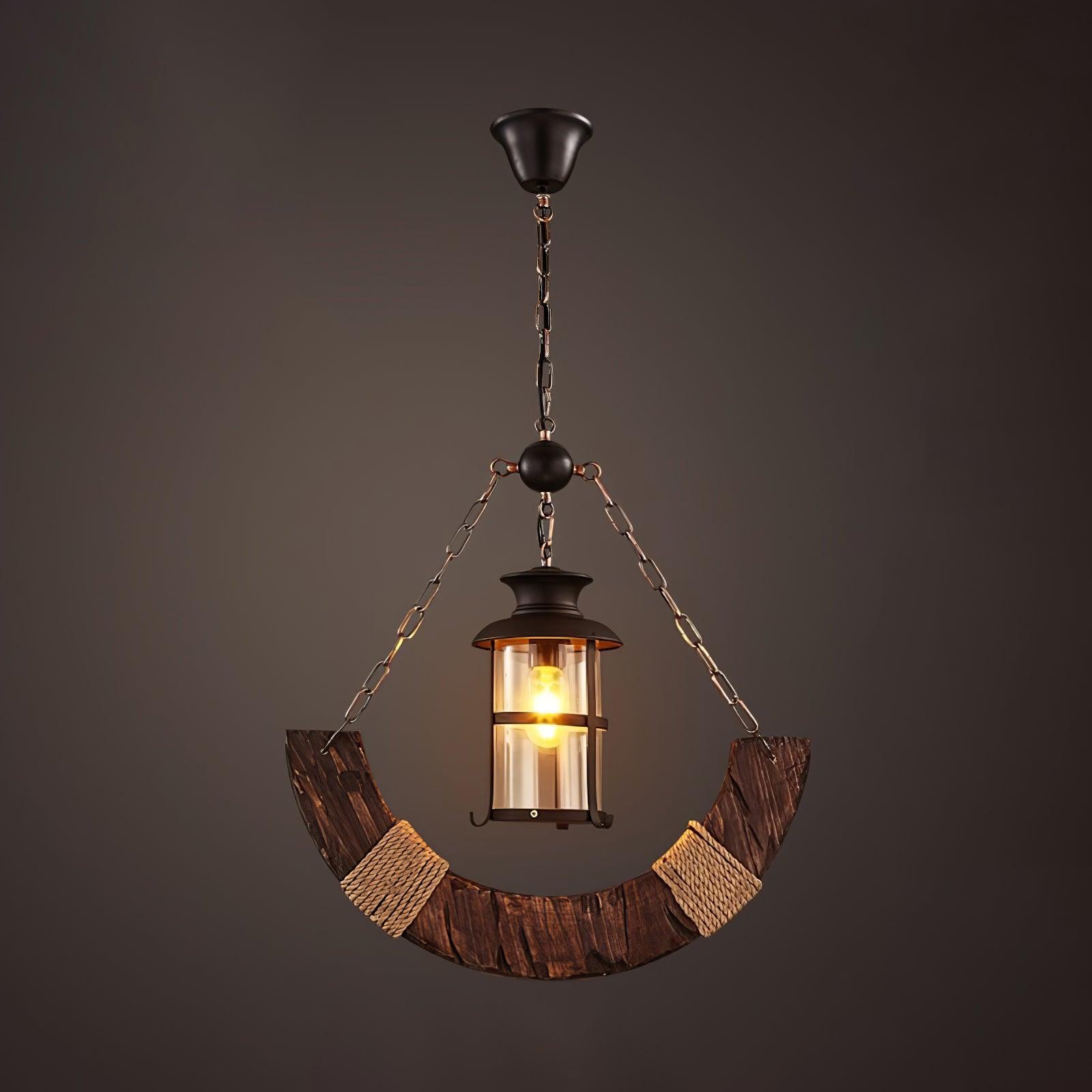 Aurzorir Vintage Wood Chandelier - Blowlighting