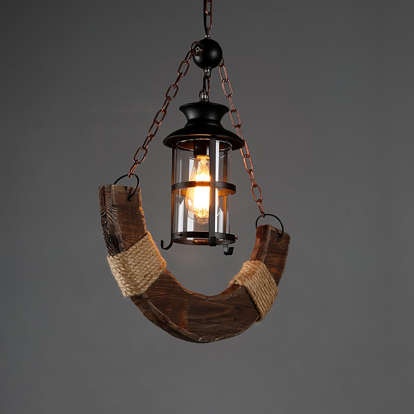 Aurzorir Vintage Wood Chandelier - Blowlighting