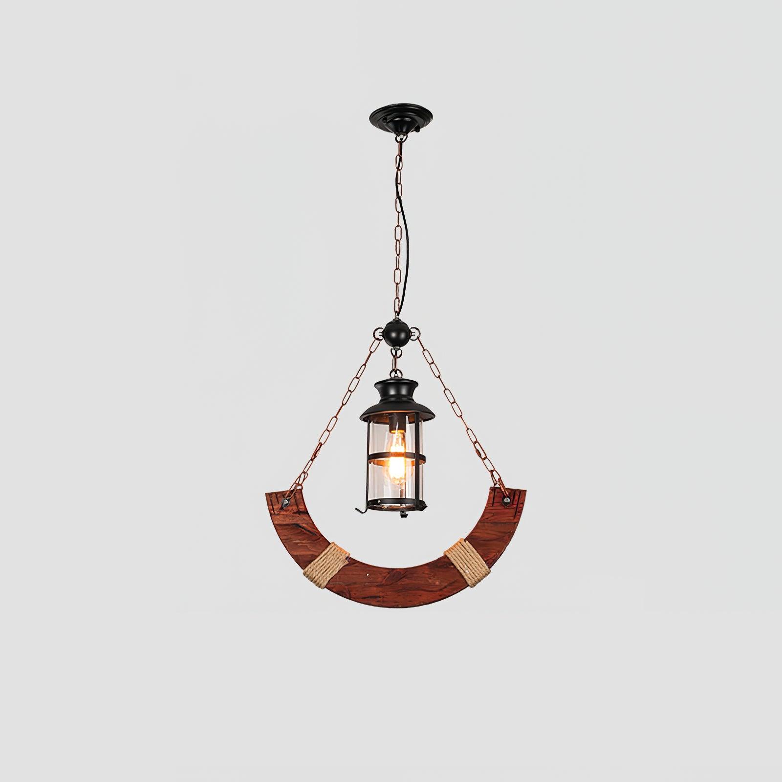 Aurzorir Vintage Wood Chandelier - Blowlighting